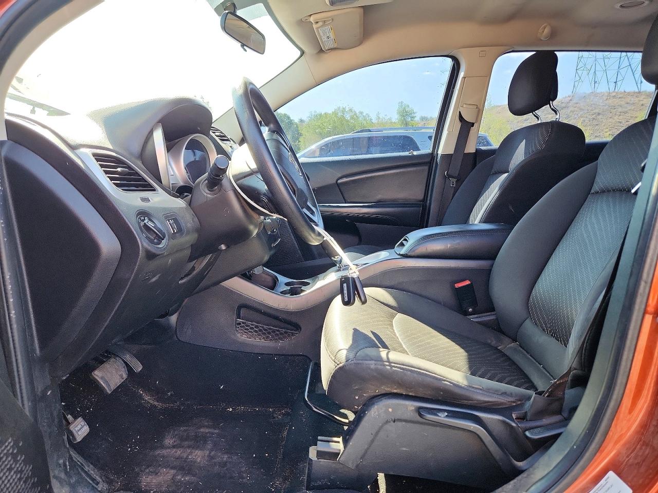 2014 Dodge Journey Se Orange vin: 3C4PDCAB0ET134036