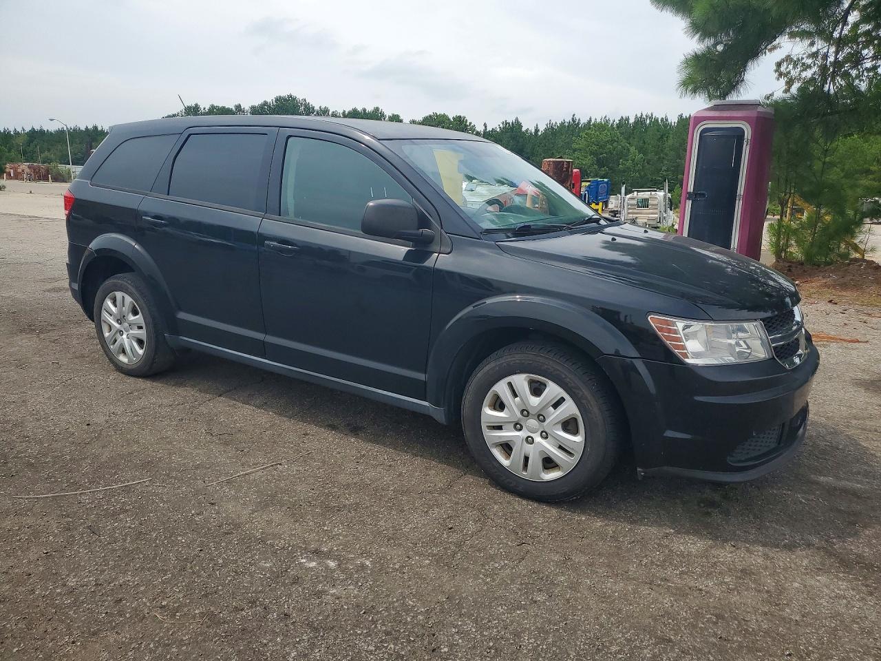 2014 Dodge Journey Se Черный vin: 3C4PDCAB0ET156862