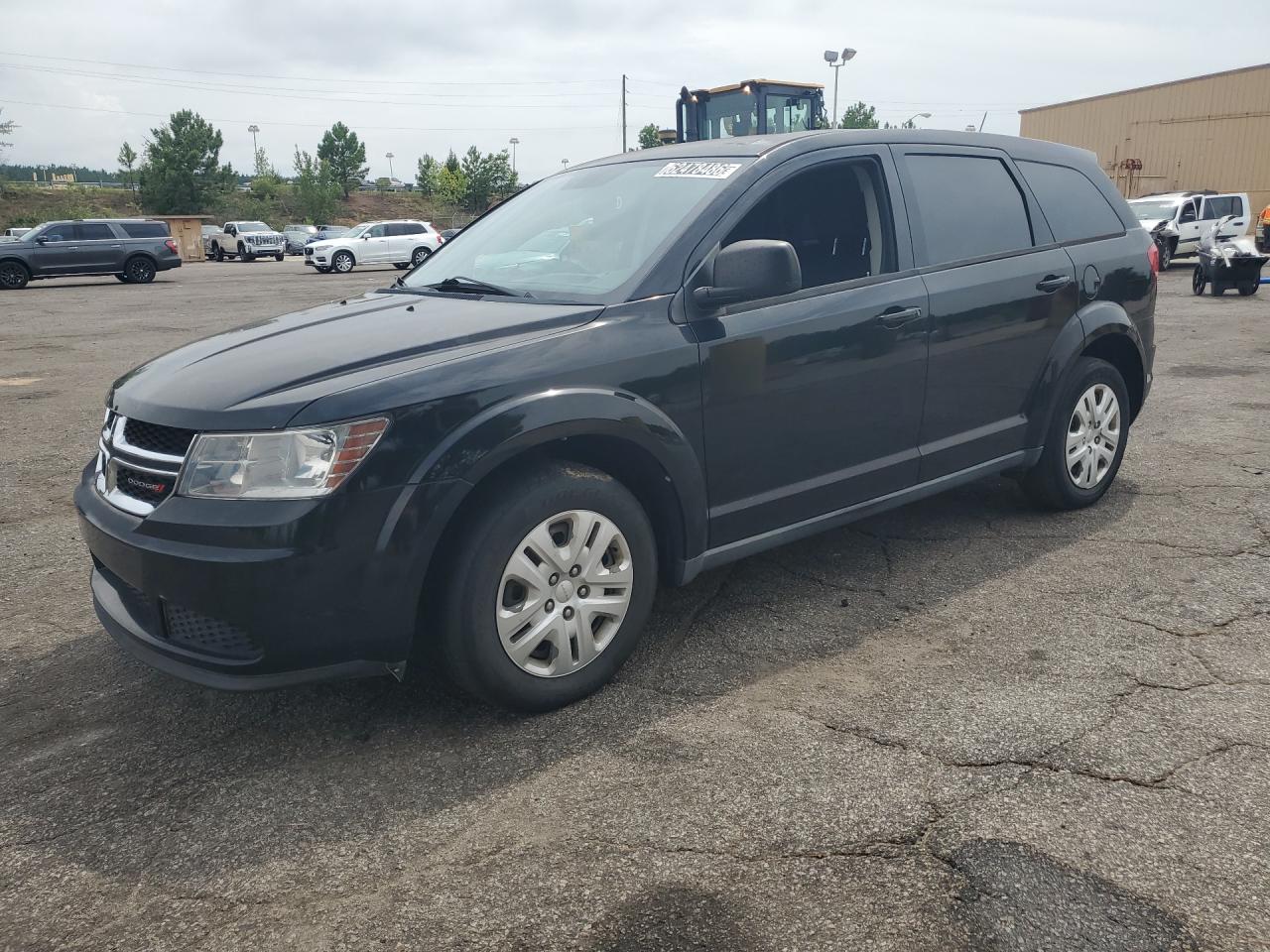 2014 Dodge Journey Se Черный vin: 3C4PDCAB0ET156862 Damage: Left Front Tire, Worn, Replacement Required