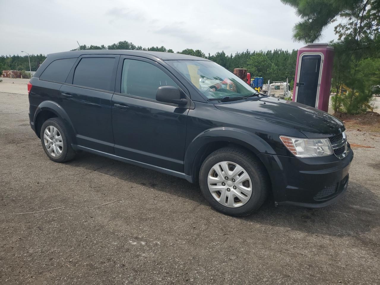 2014 Dodge Journey Se Черный vin: 3C4PDCAB0ET156862 Damage: Right Rear Tire, Worn, Replacement Required