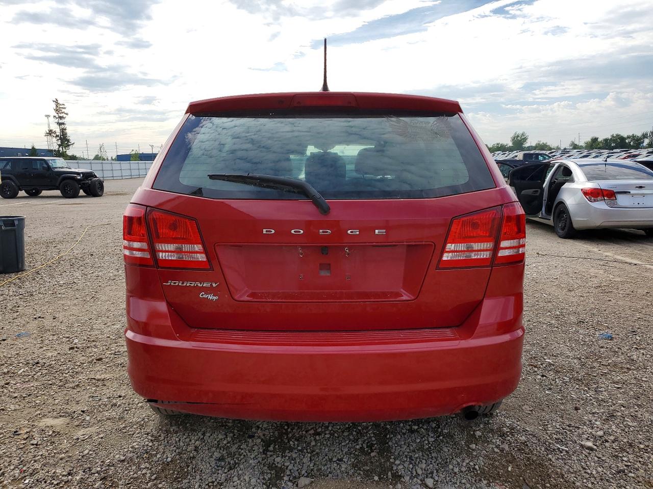 2014 Dodge Journey Se Red vin: 3C4PDCAB0ET181227
