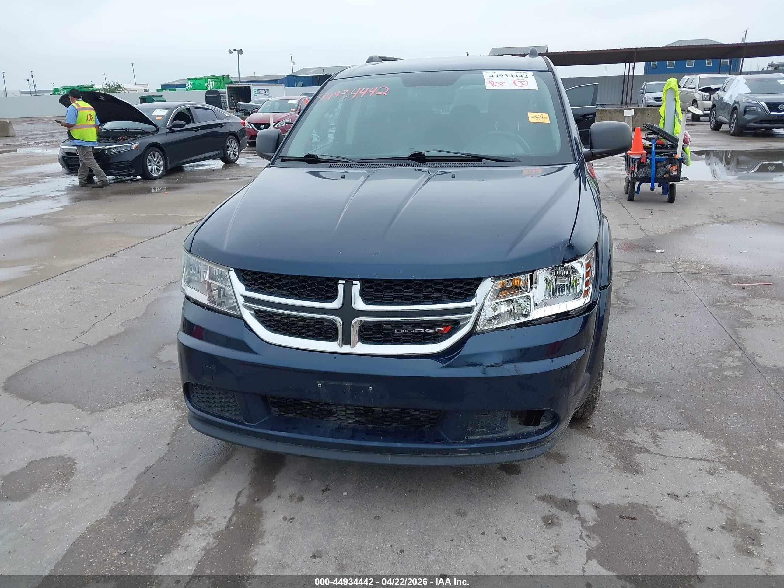 2014 Dodge Journey Se Blue vin: 3C4PDCAB0ET183267