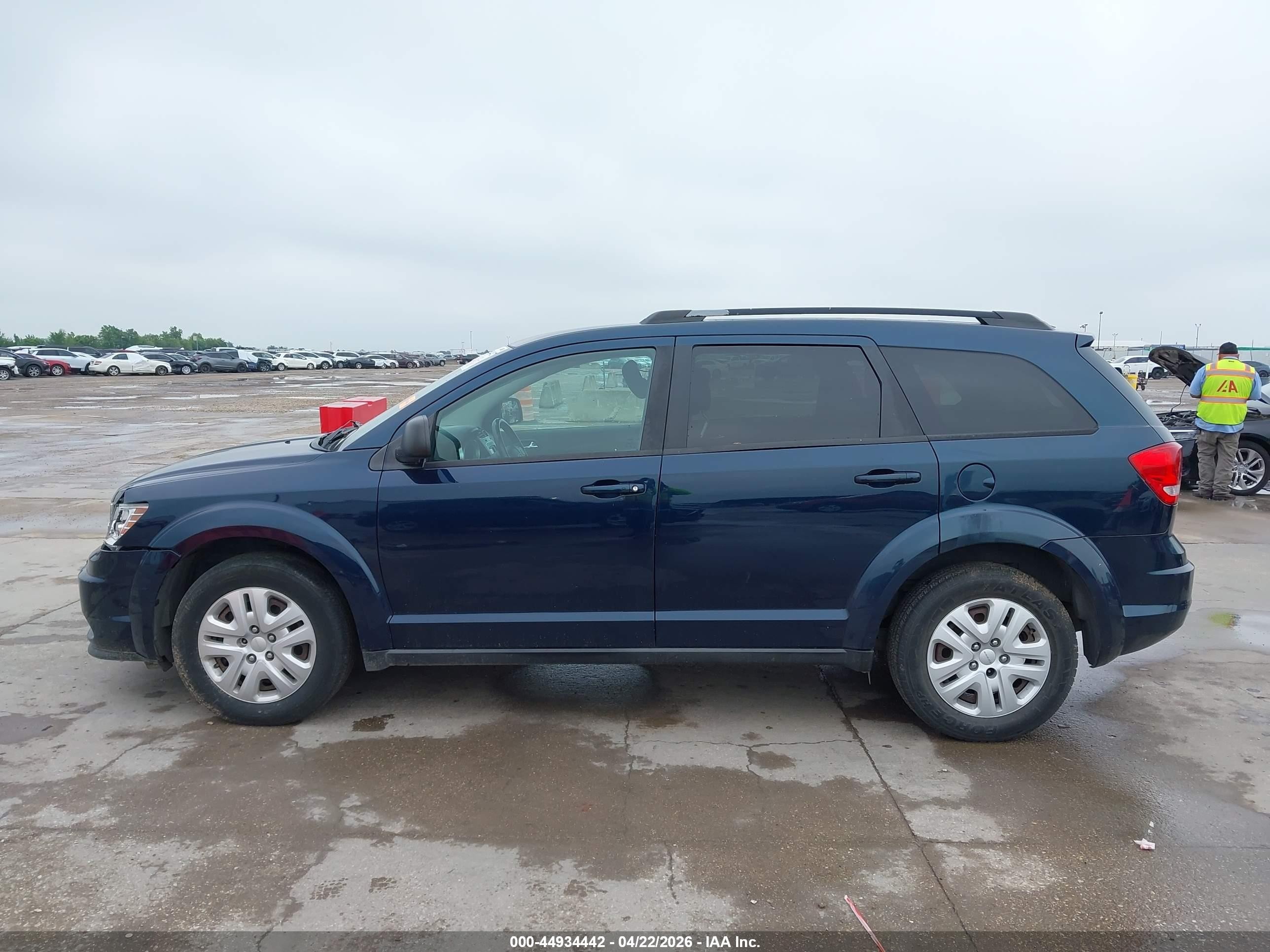 2014 Dodge Journey Se Blue vin: 3C4PDCAB0ET183267