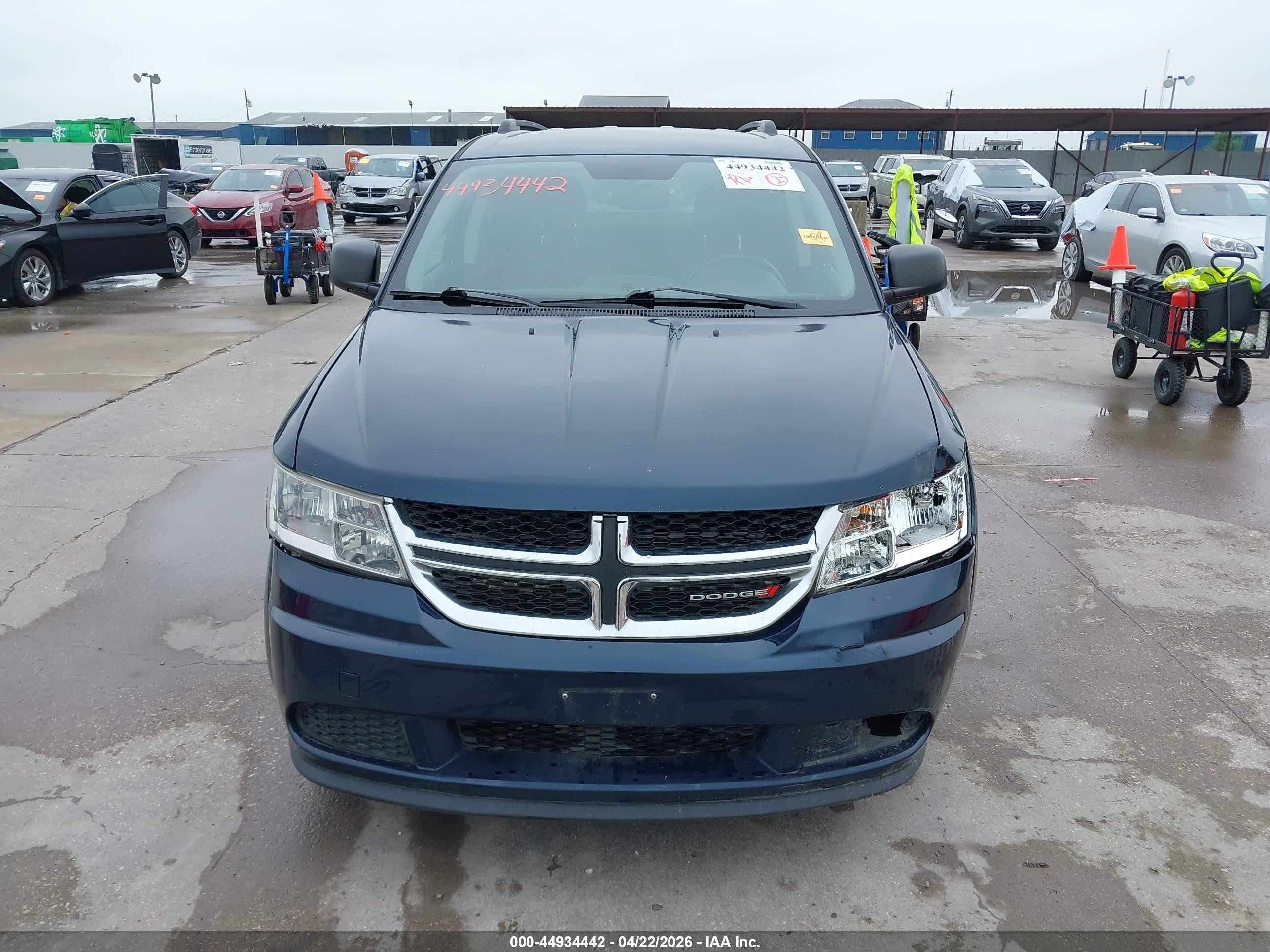 2014 Dodge Journey Se Blue vin: 3C4PDCAB0ET183267