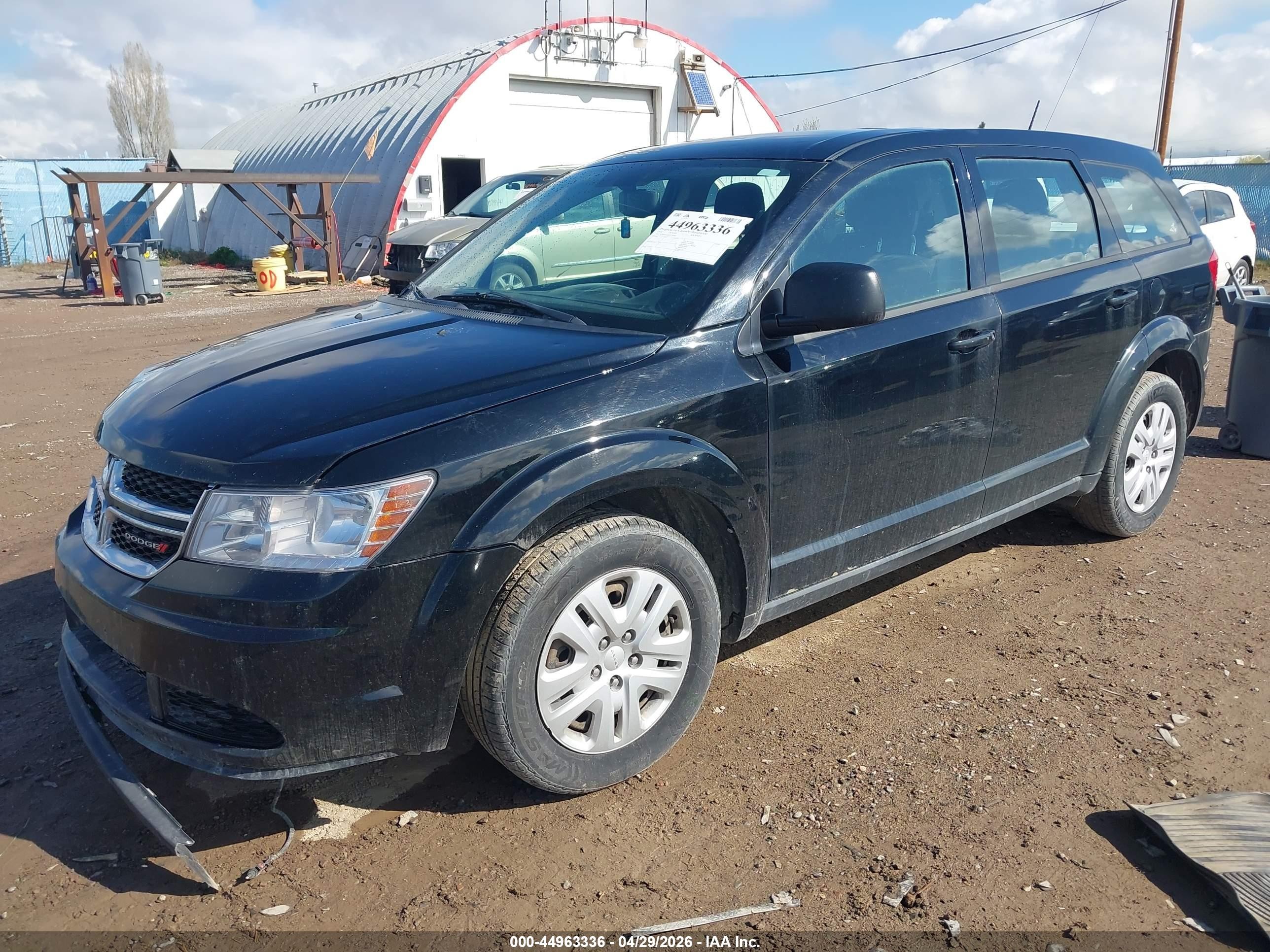 2014 Dodge Journey American Value Pkg Черный vin: 3C4PDCAB0ET258582