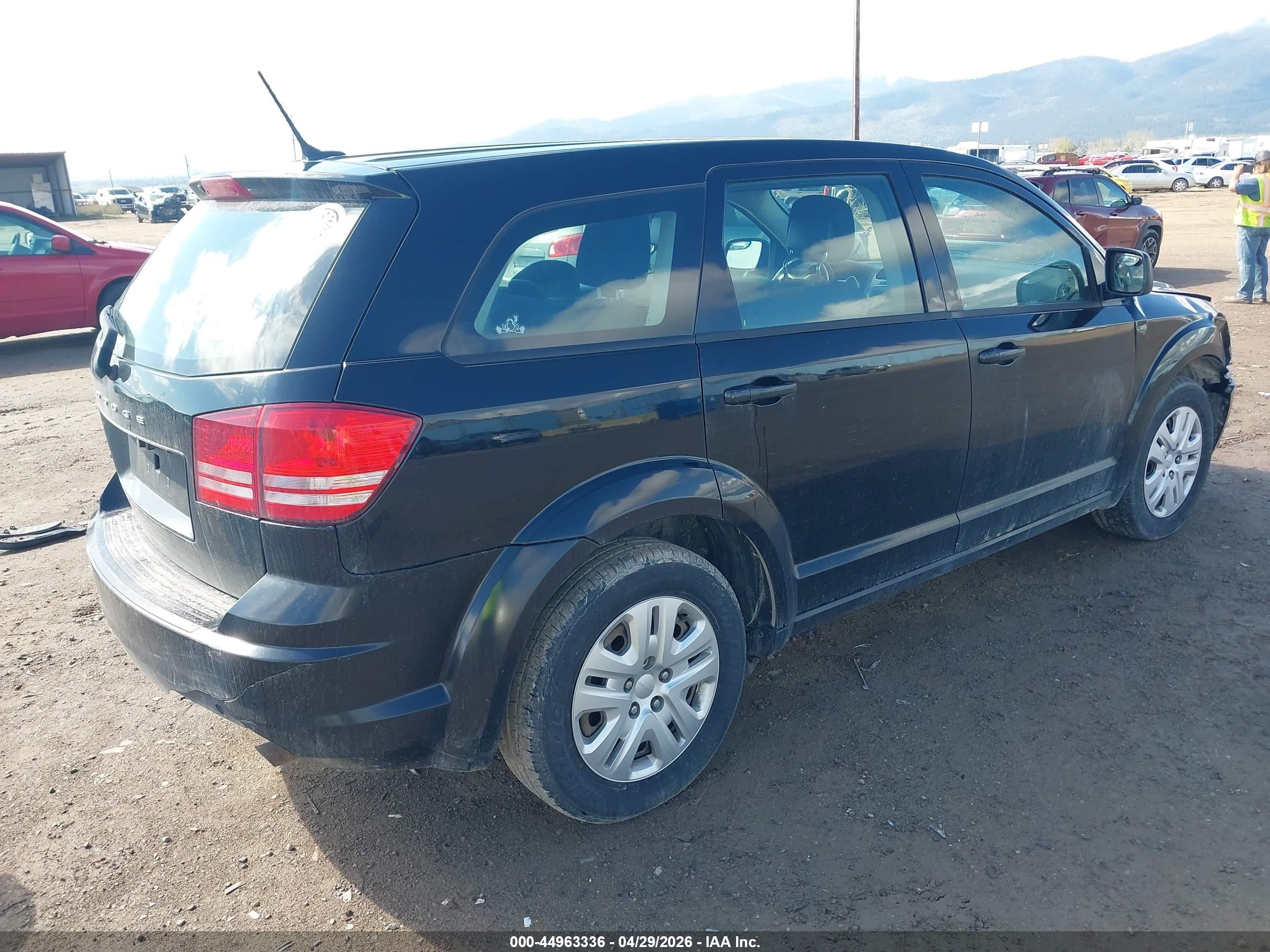2014 Dodge Journey American Value Pkg Черный vin: 3C4PDCAB0ET258582