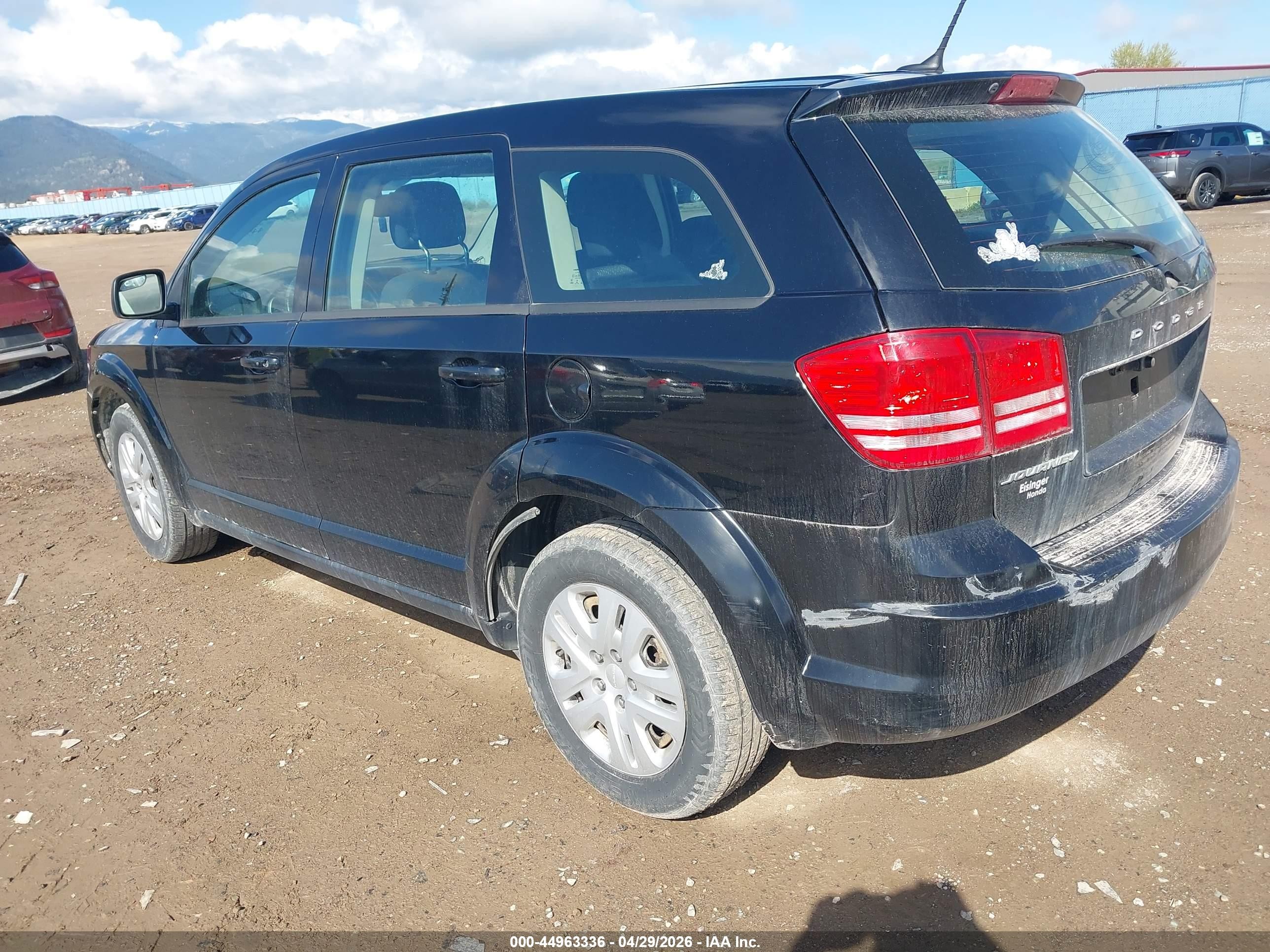 2014 Dodge Journey American Value Pkg Черный vin: 3C4PDCAB0ET258582
