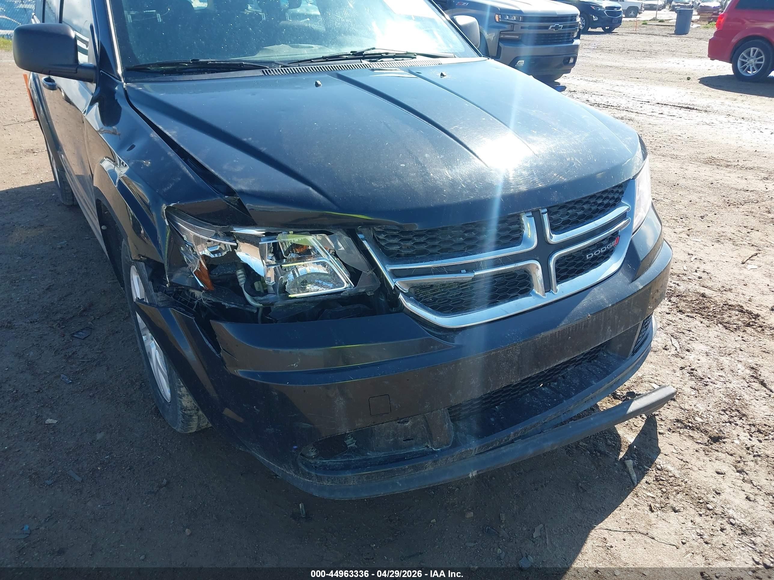 2014 Dodge Journey American Value Pkg Черный vin: 3C4PDCAB0ET258582