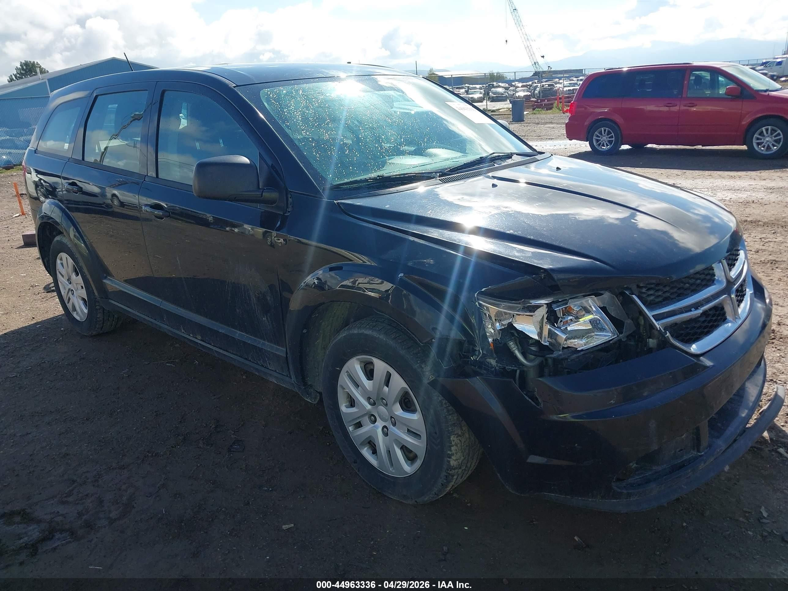 2014 Dodge Journey American Value Pkg Черный vin: 3C4PDCAB0ET258582