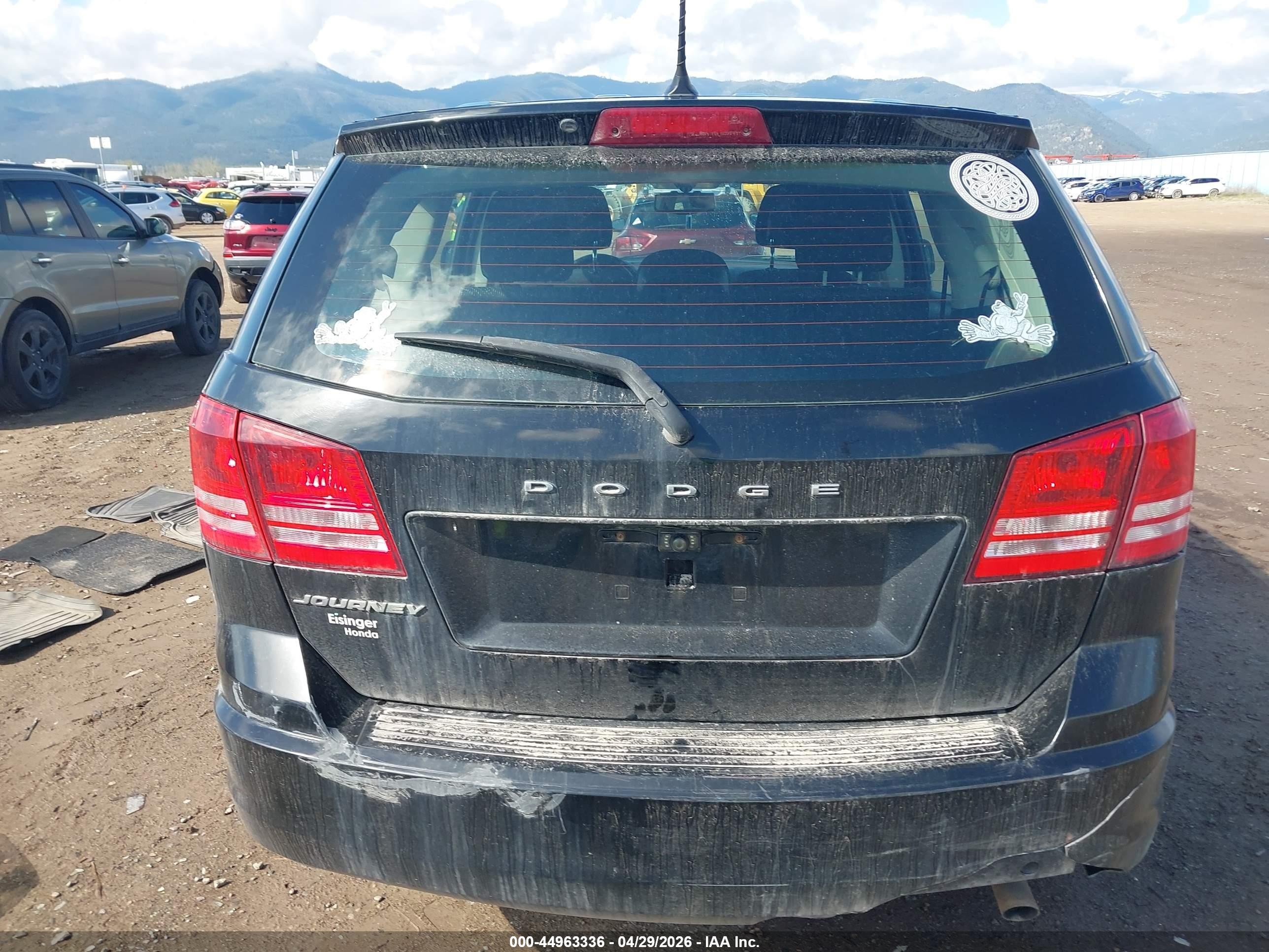 2014 Dodge Journey American Value Pkg Черный vin: 3C4PDCAB0ET258582