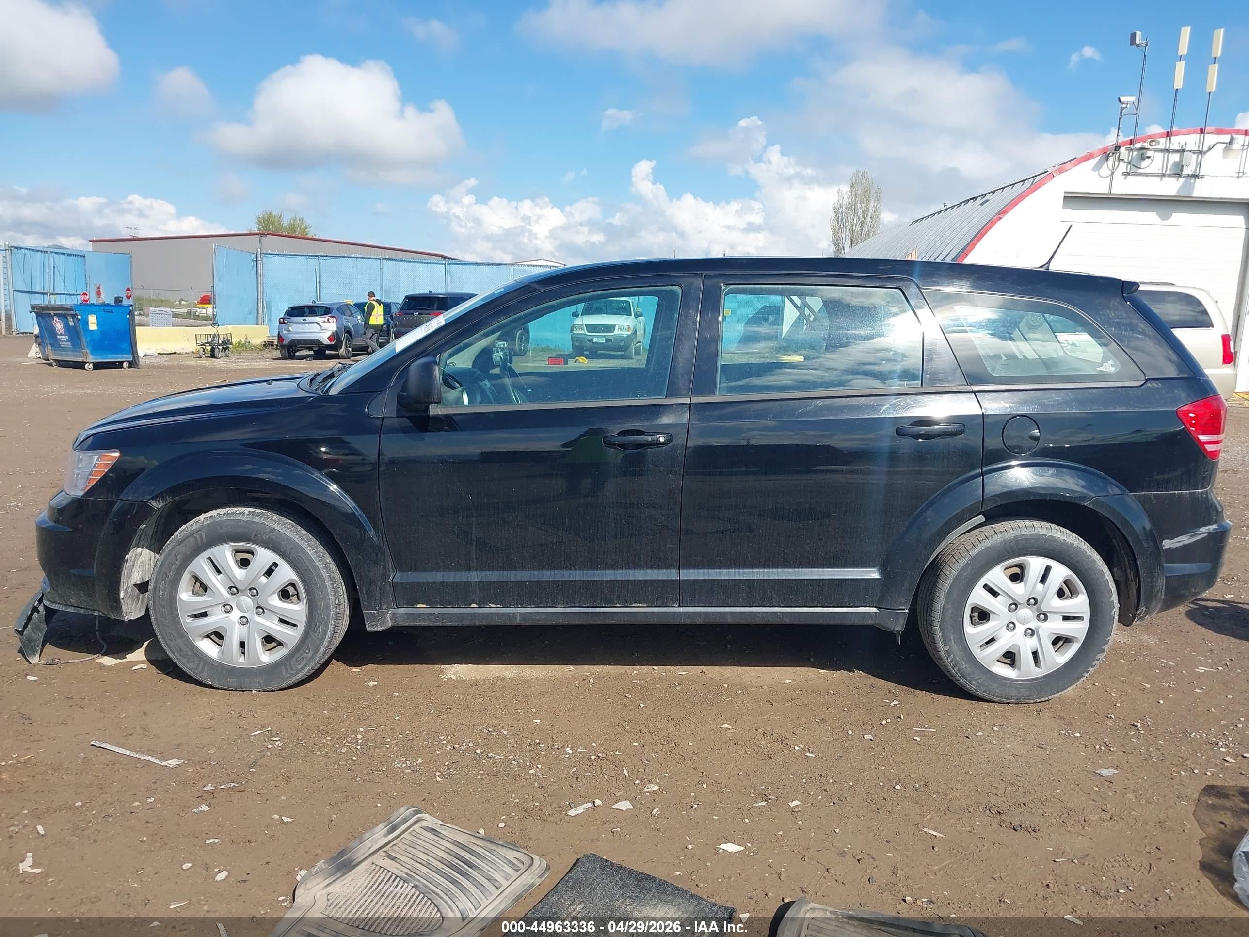 2014 Dodge Journey American Value Pkg Черный vin: 3C4PDCAB0ET258582