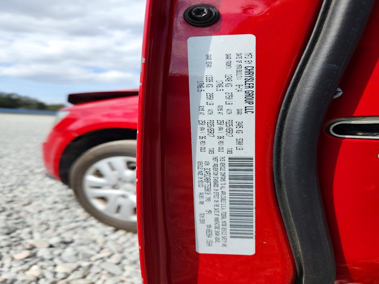 2015 Dodge Journey Se Red vin: 3C4PDCAB0FT539010