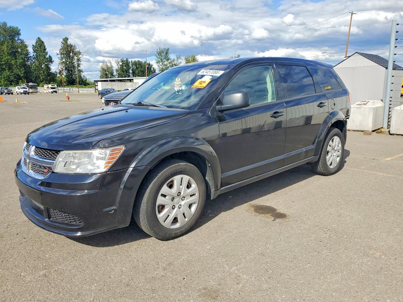 2015 Dodge Journey Se Black vin: 3C4PDCAB0FT587204