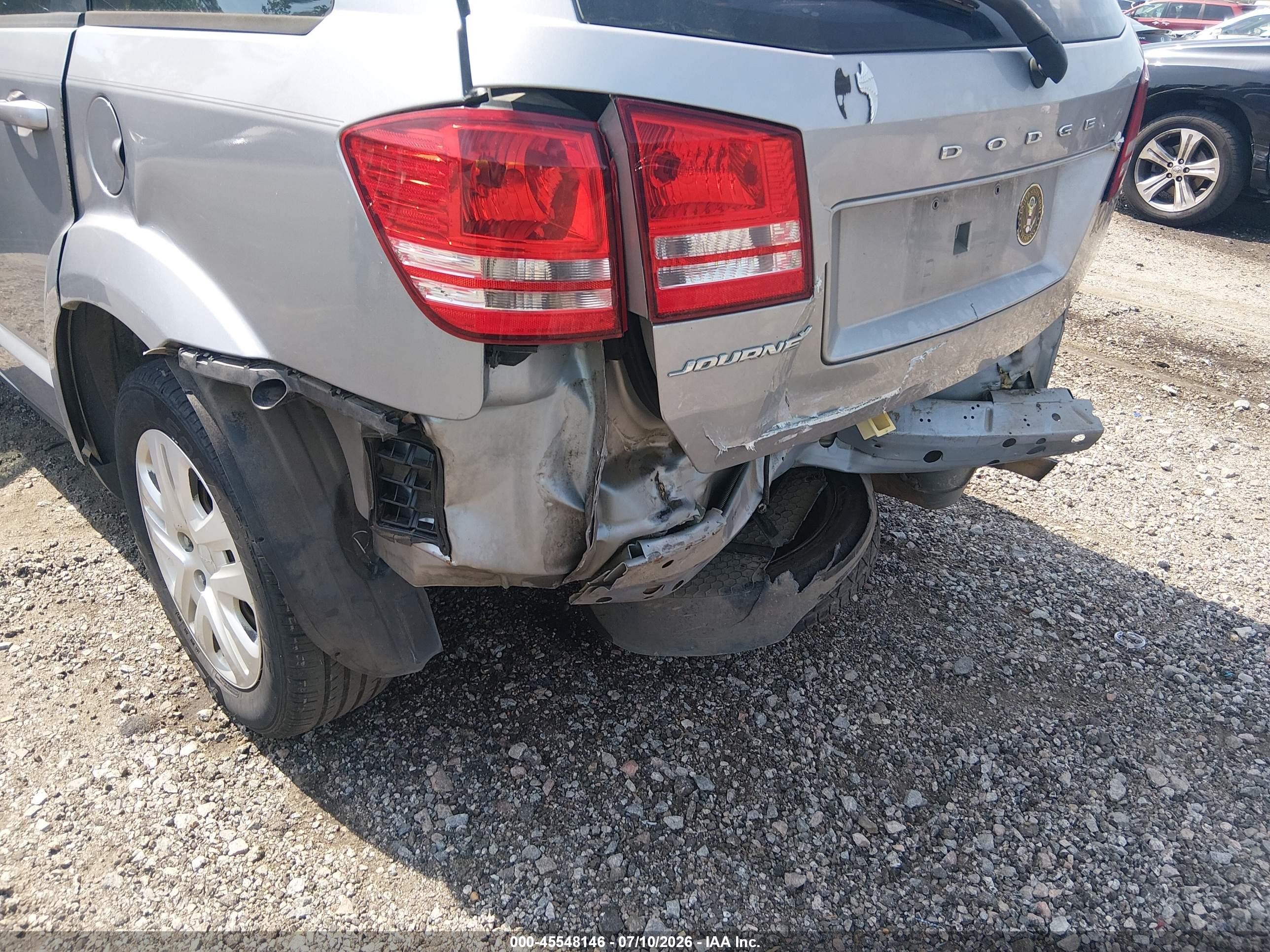 2015 Dodge Journey American Value Pkg Gray vin: 3C4PDCAB0FT698514