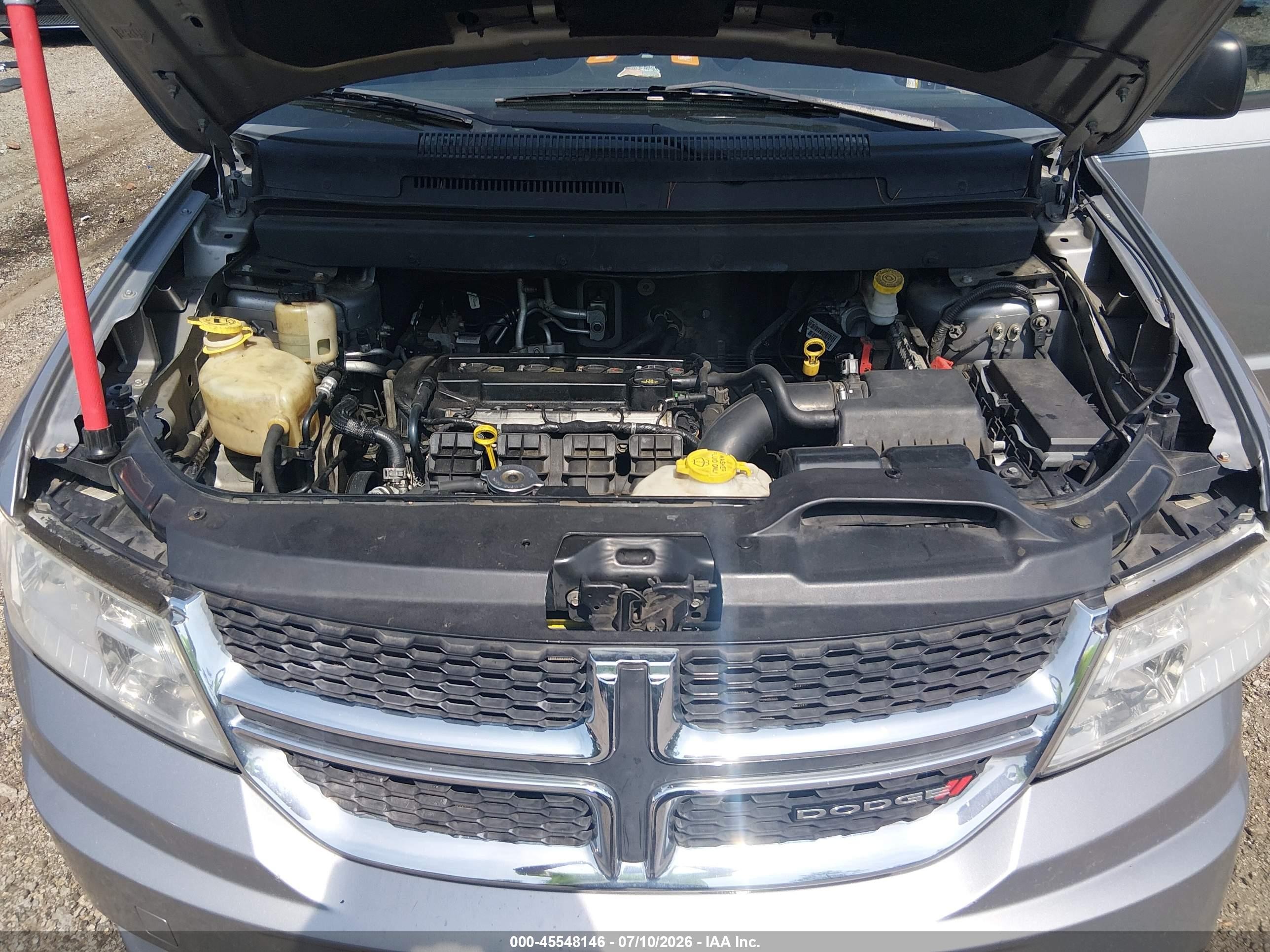 2015 Dodge Journey American Value Pkg Gray vin: 3C4PDCAB0FT698514