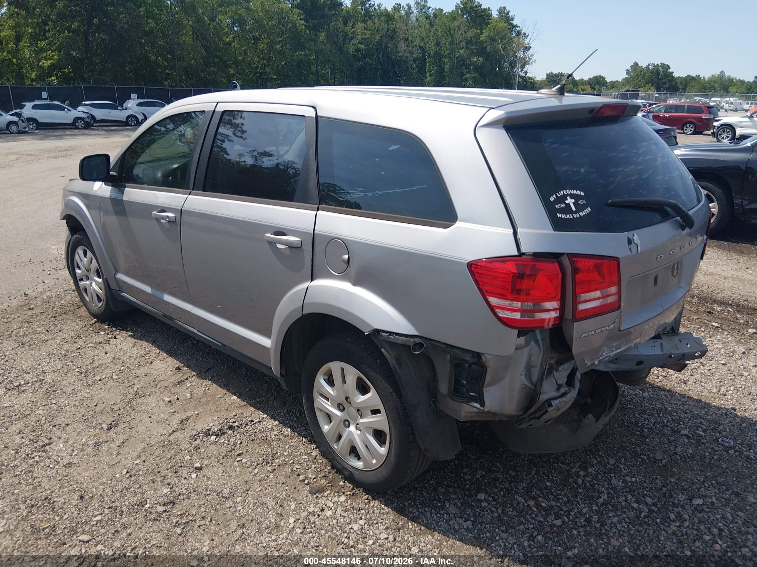 2015 Dodge Journey American Value Pkg Gray vin: 3C4PDCAB0FT698514