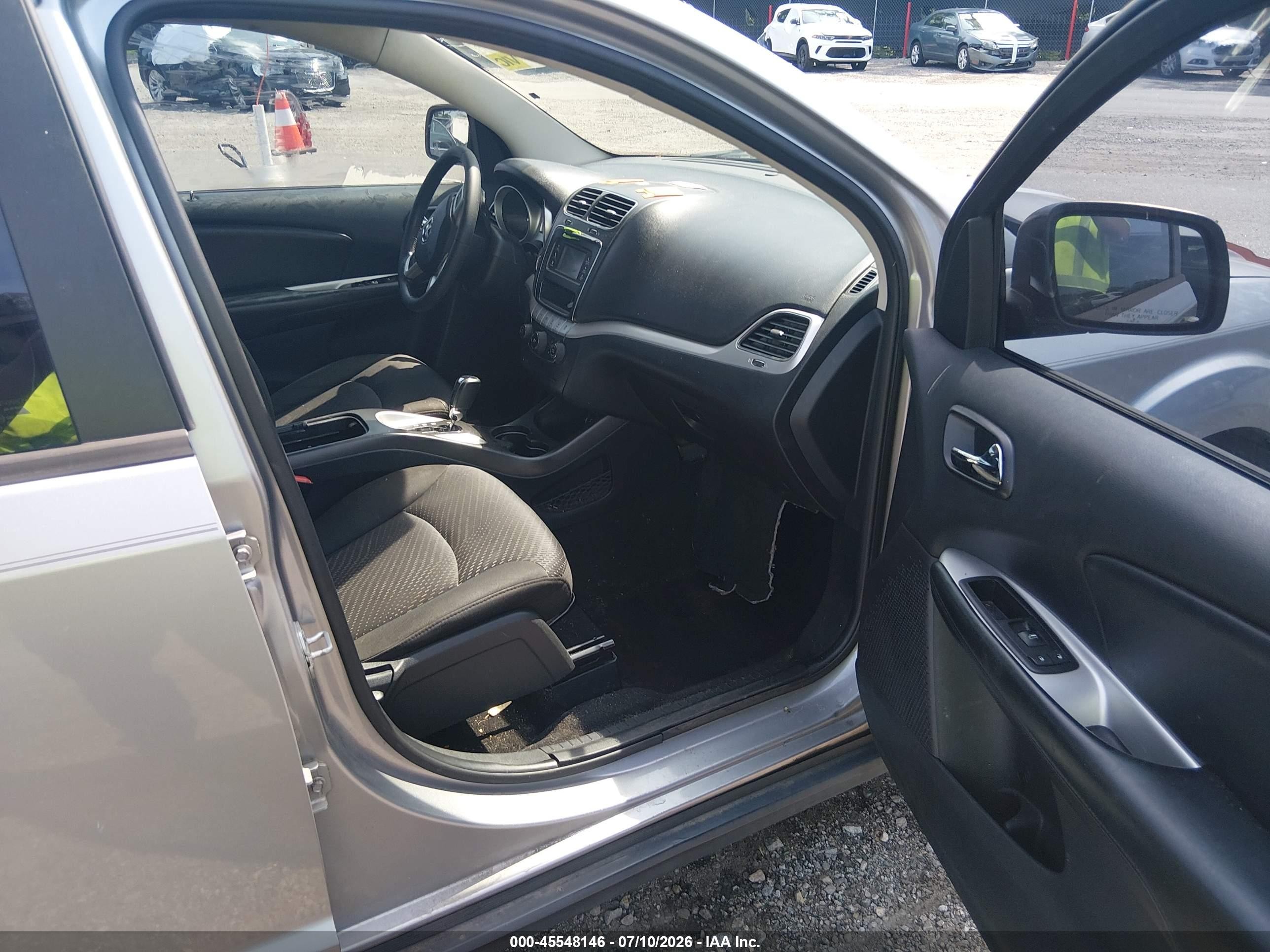 2015 Dodge Journey American Value Pkg Gray vin: 3C4PDCAB0FT698514