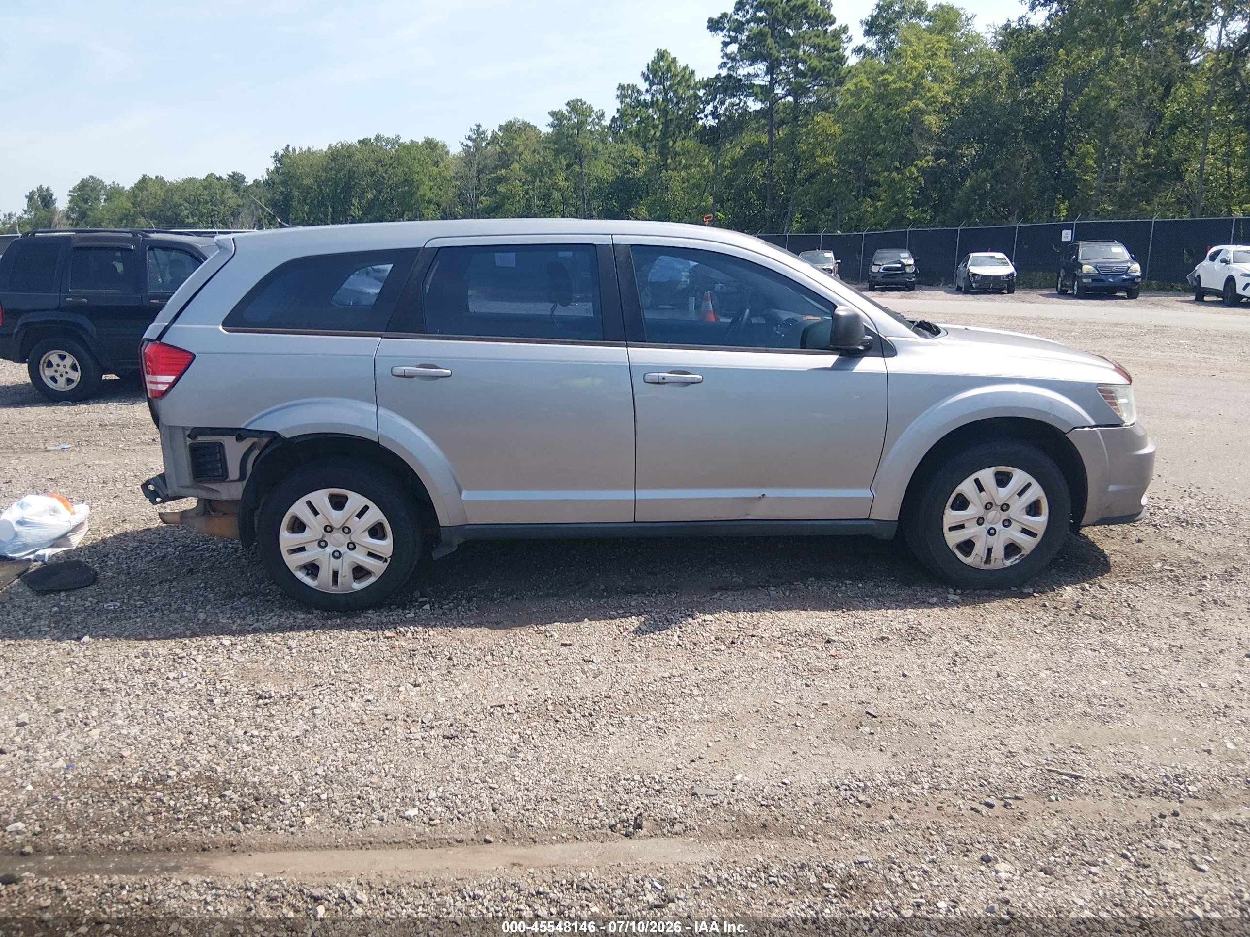 2015 Dodge Journey American Value Pkg Gray vin: 3C4PDCAB0FT698514