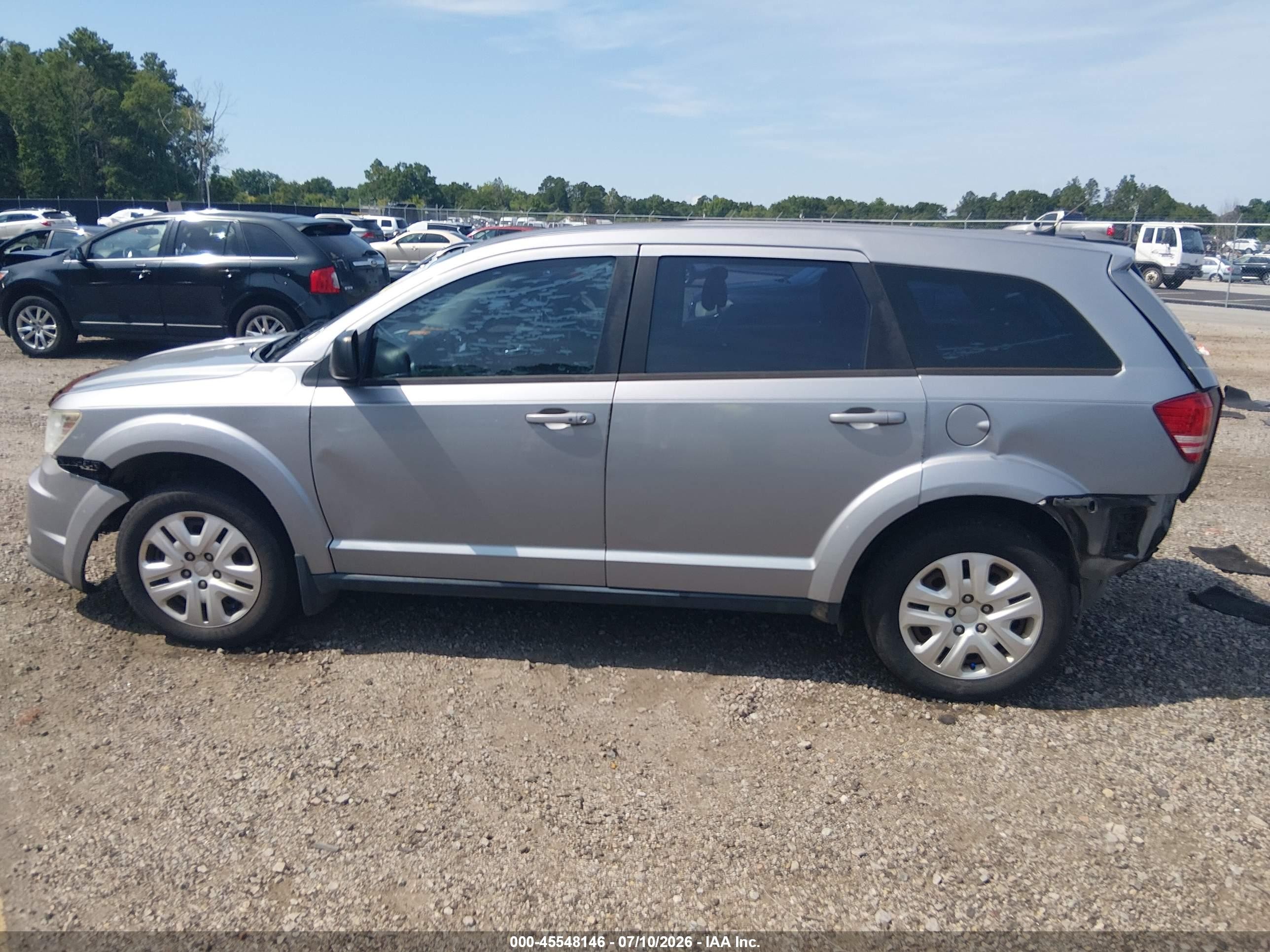 2015 Dodge Journey American Value Pkg Gray vin: 3C4PDCAB0FT698514