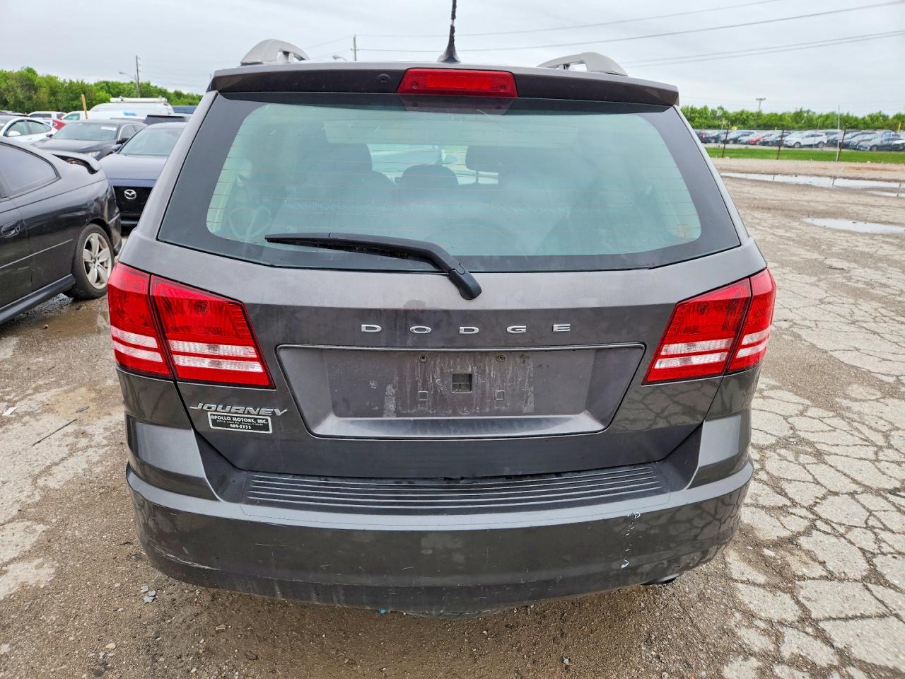 2015 Dodge Journey Se Black vin: 3C4PDCAB0FT714467