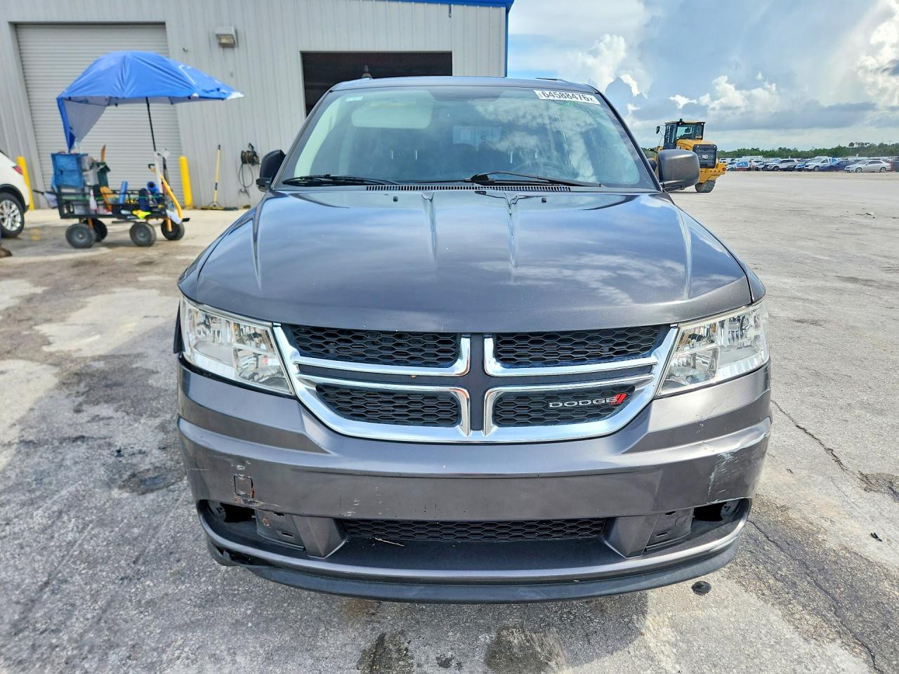 2015 Dodge Journey Se Gray vin: 3C4PDCAB0FT748019