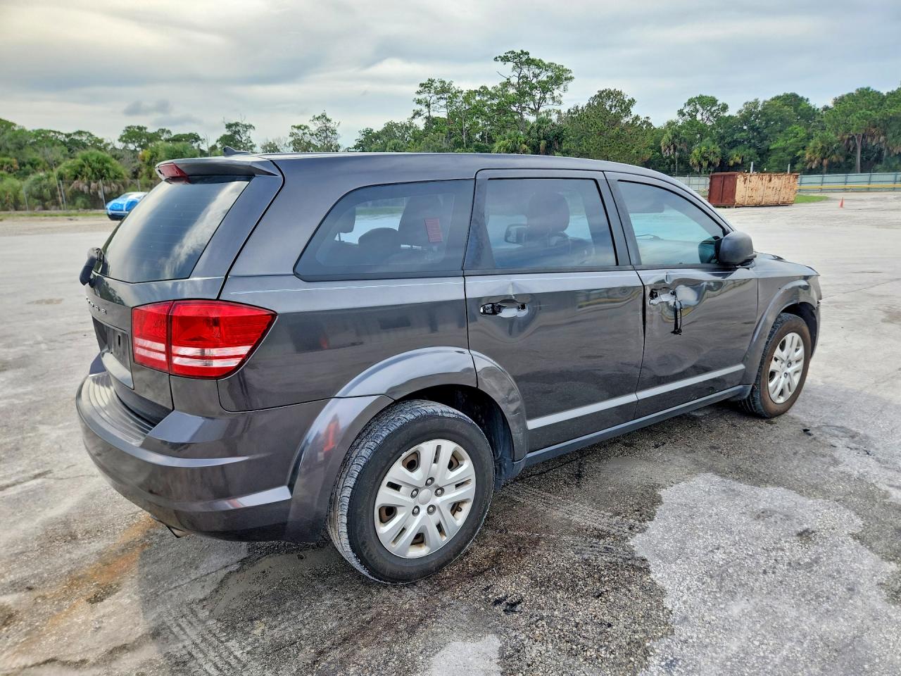 2015 Dodge Journey Se Gray vin: 3C4PDCAB0FT748019