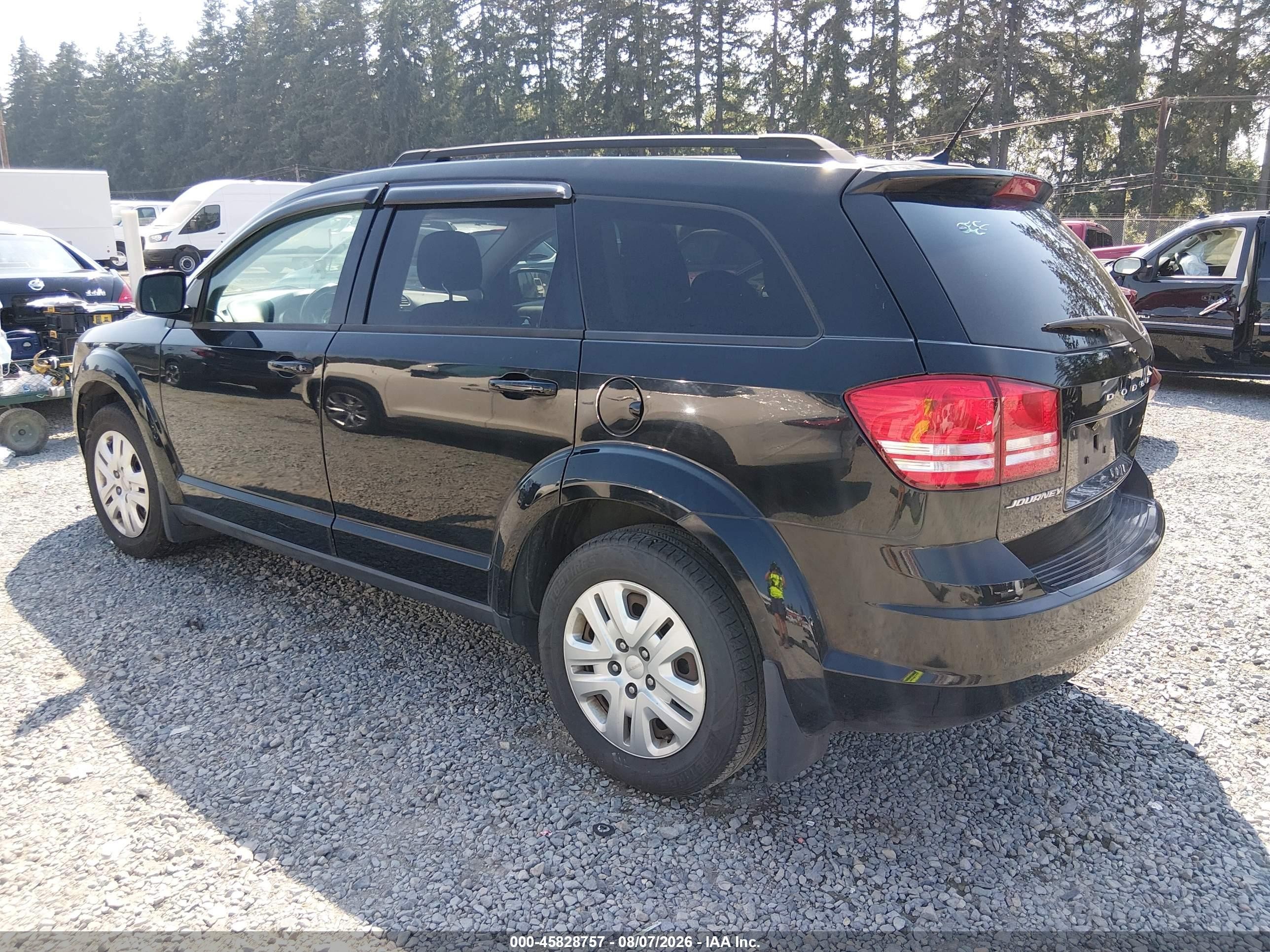 2016 Dodge Journey Se Черный vin: 3C4PDCAB0GT212625