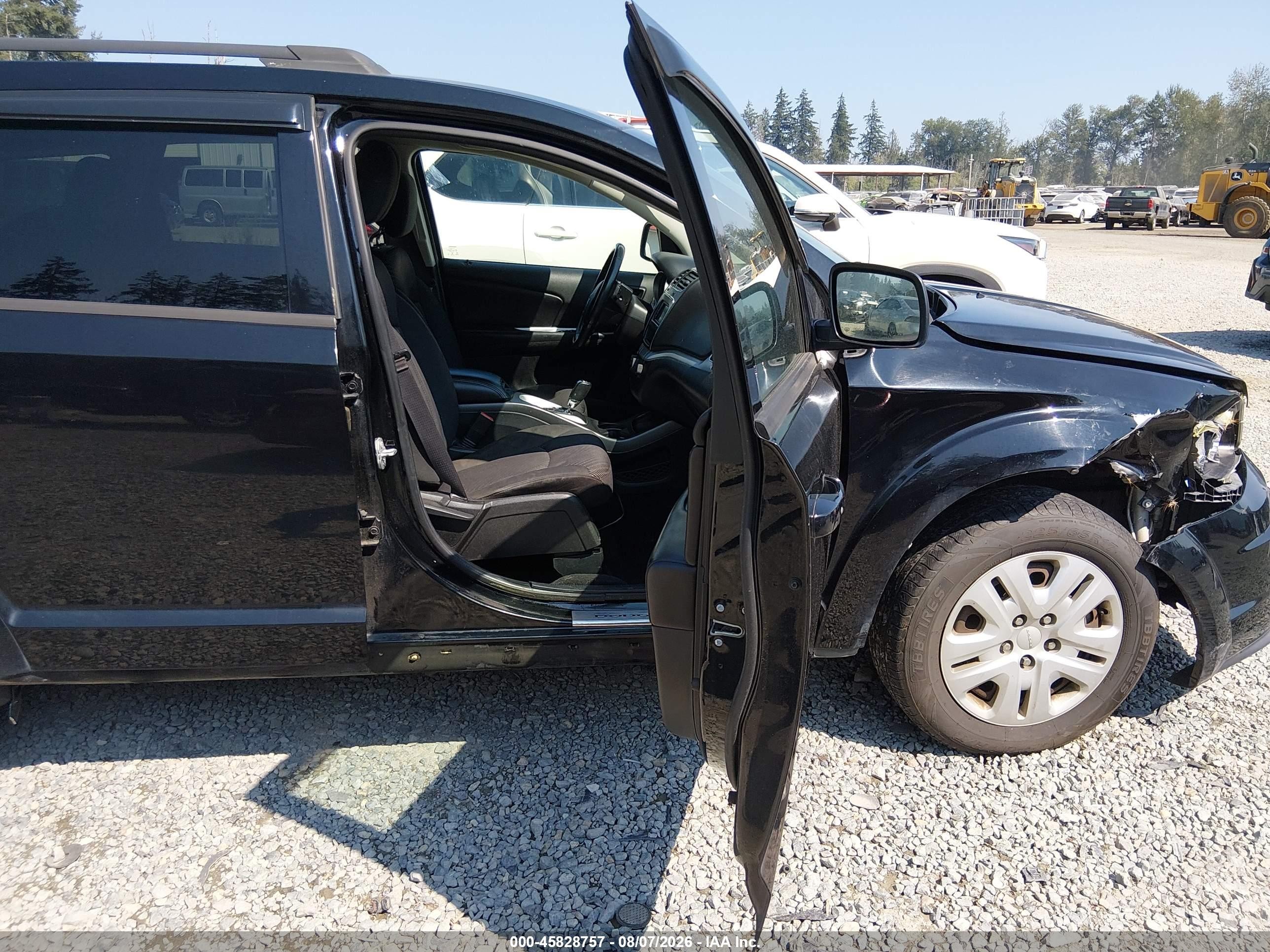 2016 Dodge Journey Se Черный vin: 3C4PDCAB0GT212625