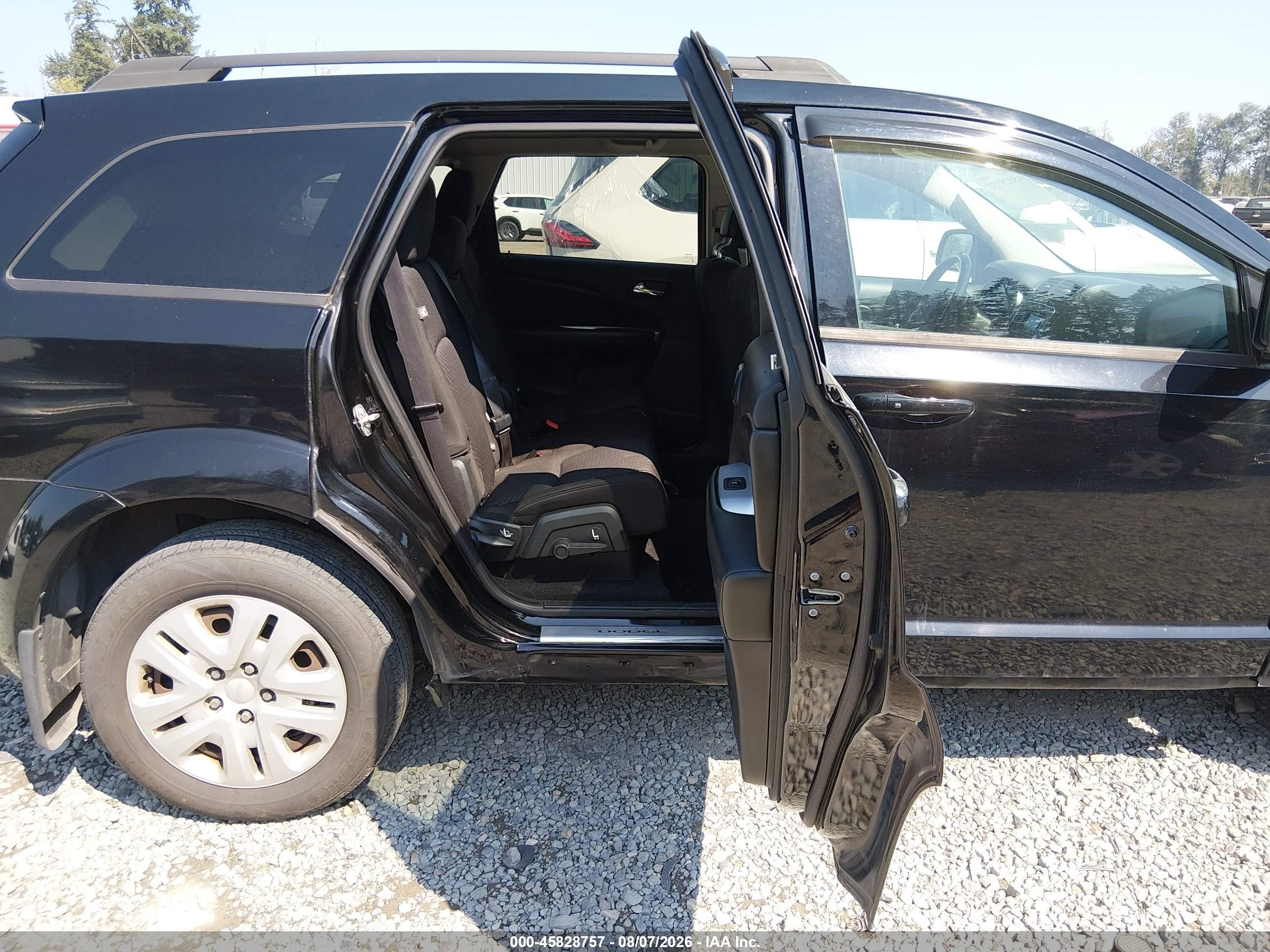 2016 Dodge Journey Se Черный vin: 3C4PDCAB0GT212625