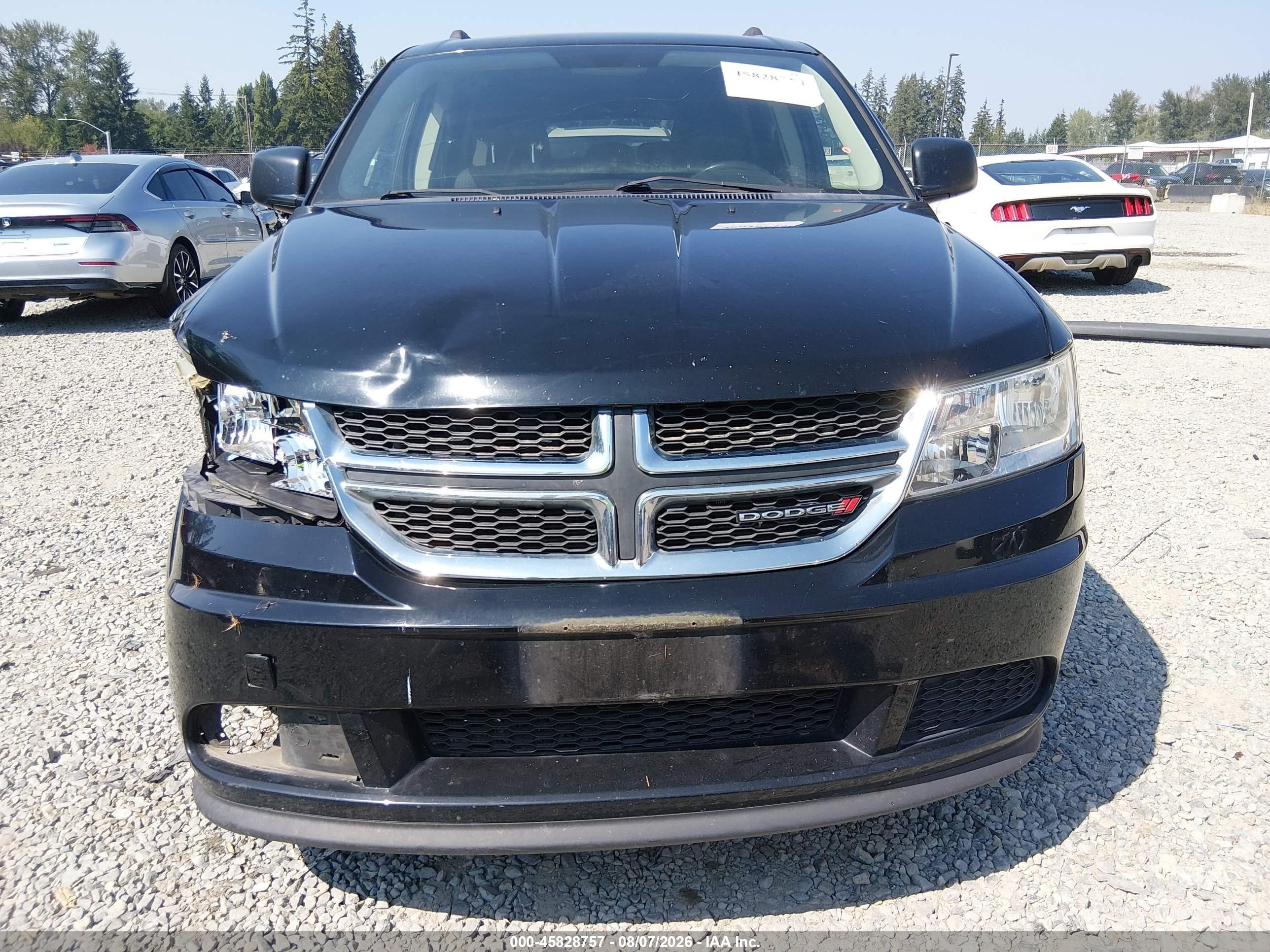2016 Dodge Journey Se Черный vin: 3C4PDCAB0GT212625