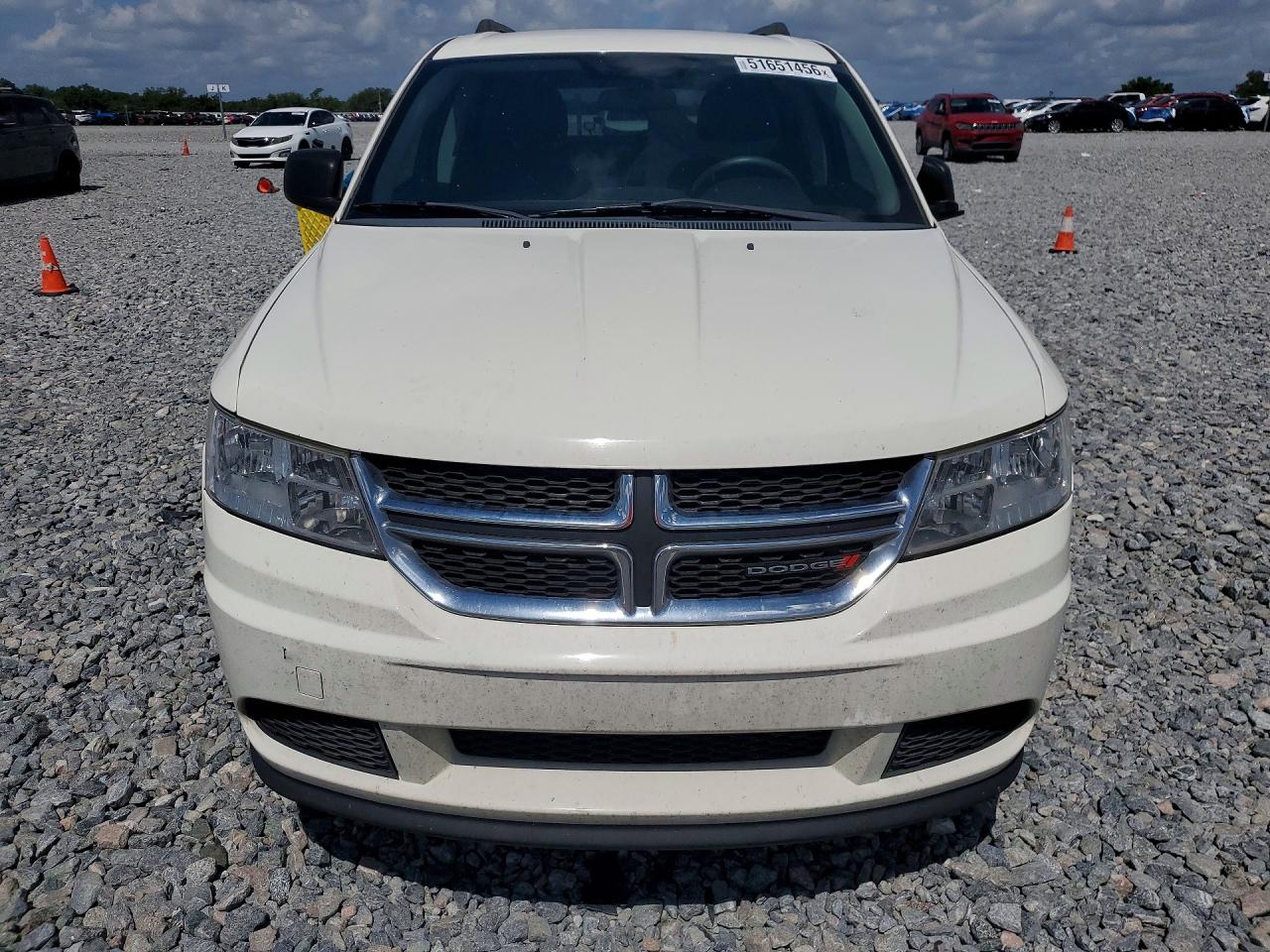 2017 Dodge Journey Se White vin: 3C4PDCAB0HT503854