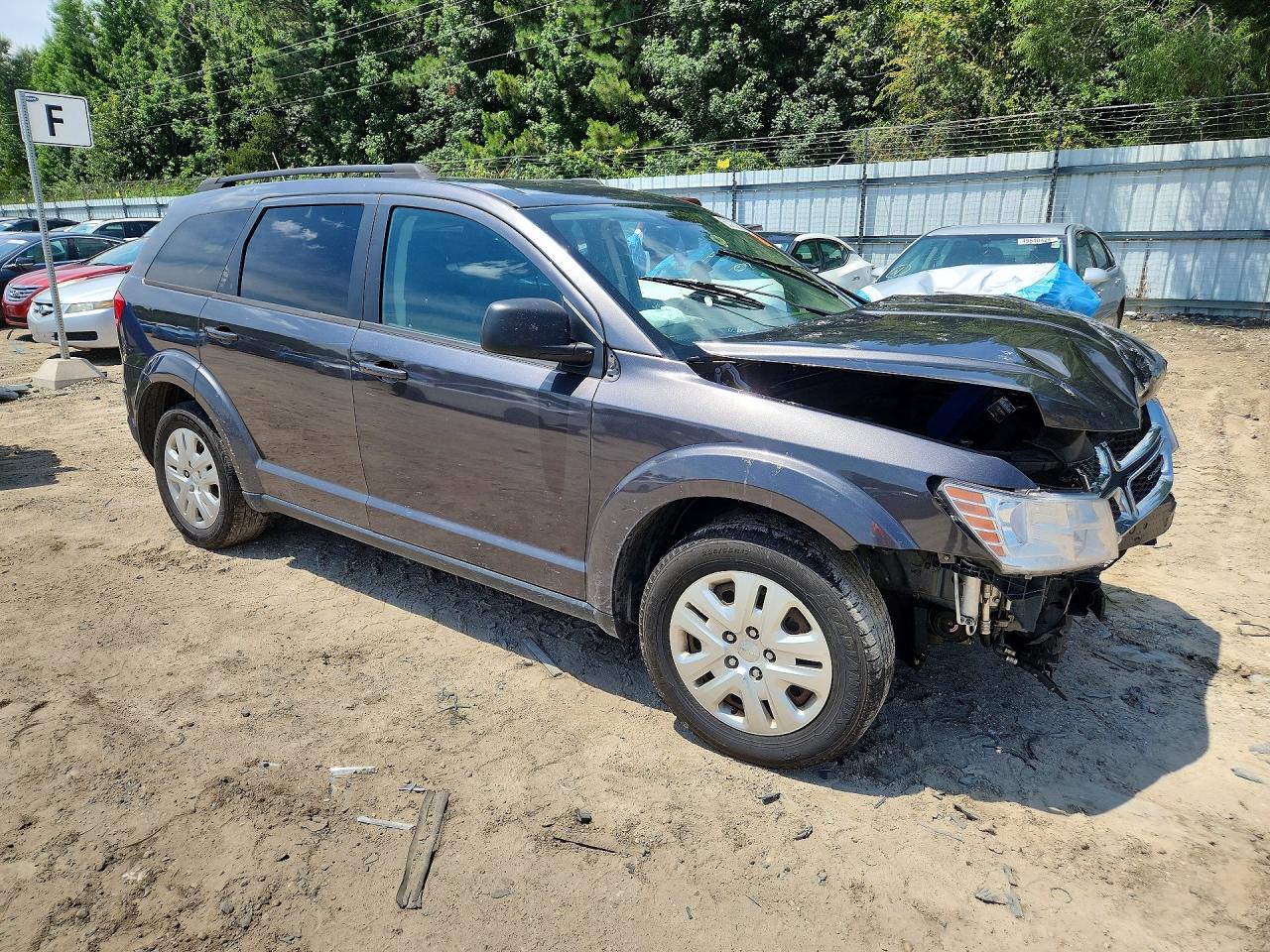 2017 Dodge Journey Se Черный vin: 3C4PDCAB0HT525742