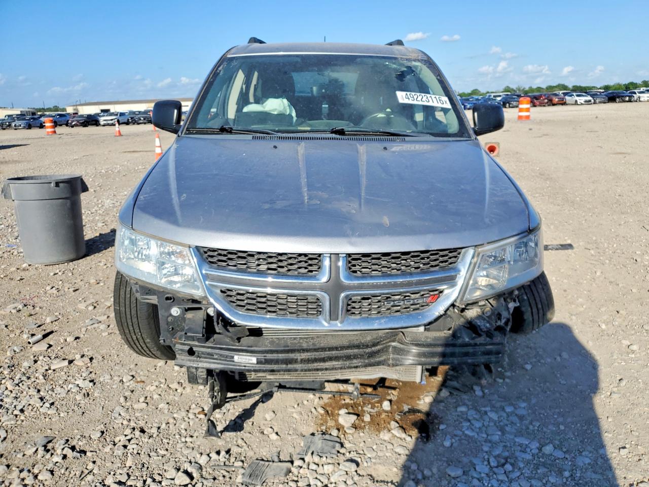 2017 Dodge Journey Se Silver vin: 3C4PDCAB0HT545019