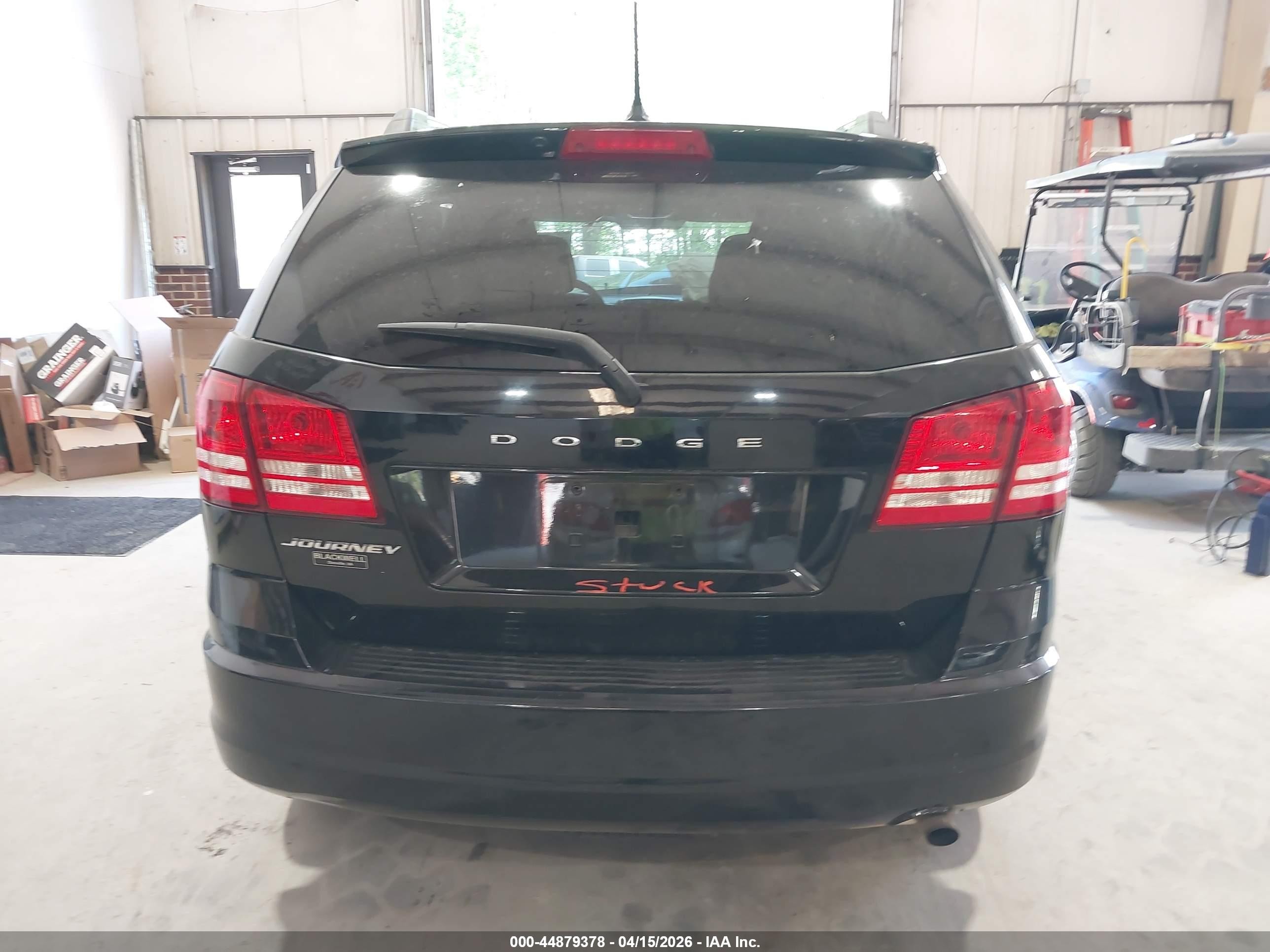 2018 Dodge Journey Se Black vin: 3C4PDCAB0JT294265