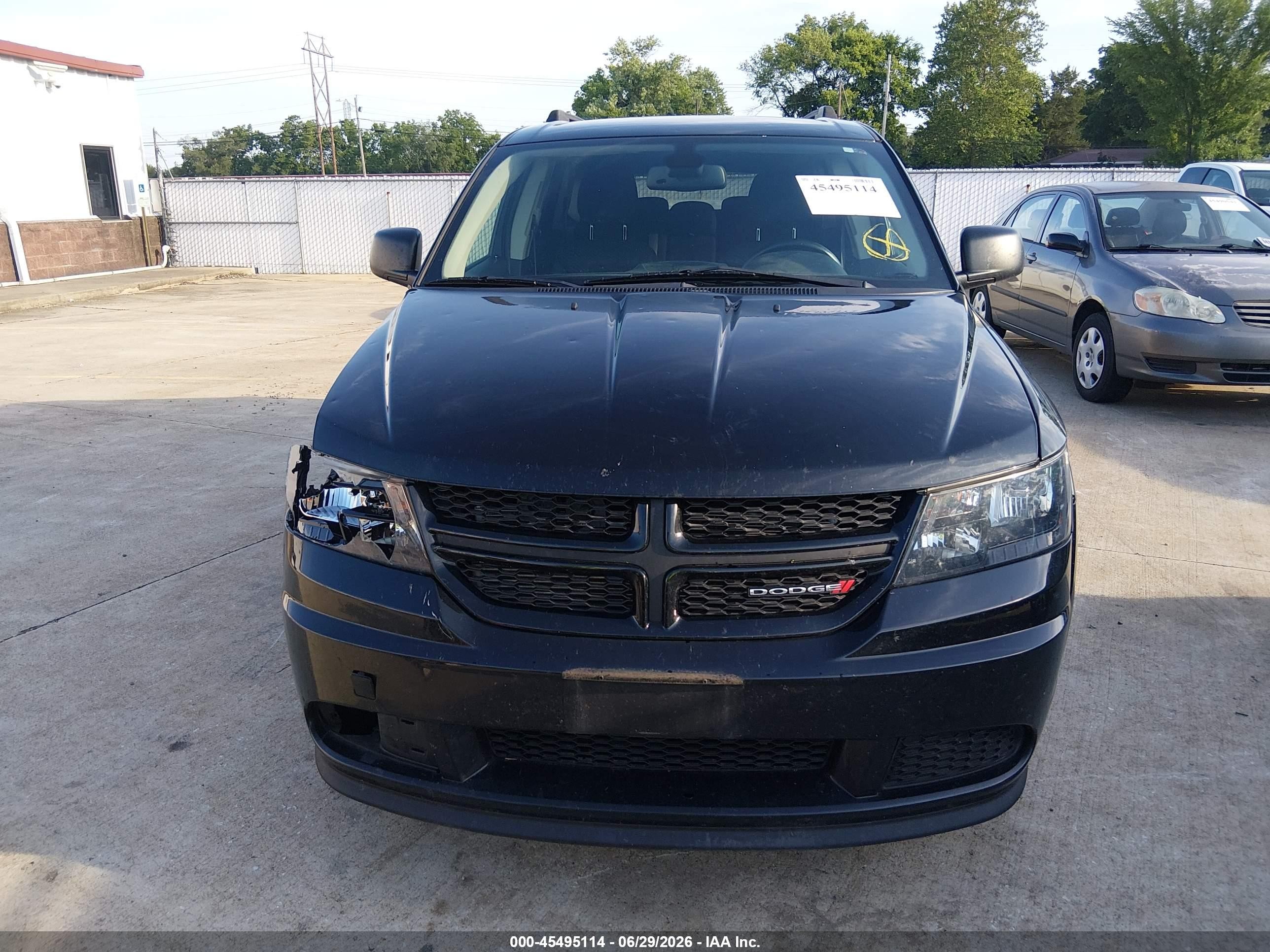 2020 Dodge Journey Se Value Black vin: 3C4PDCAB0LT180043