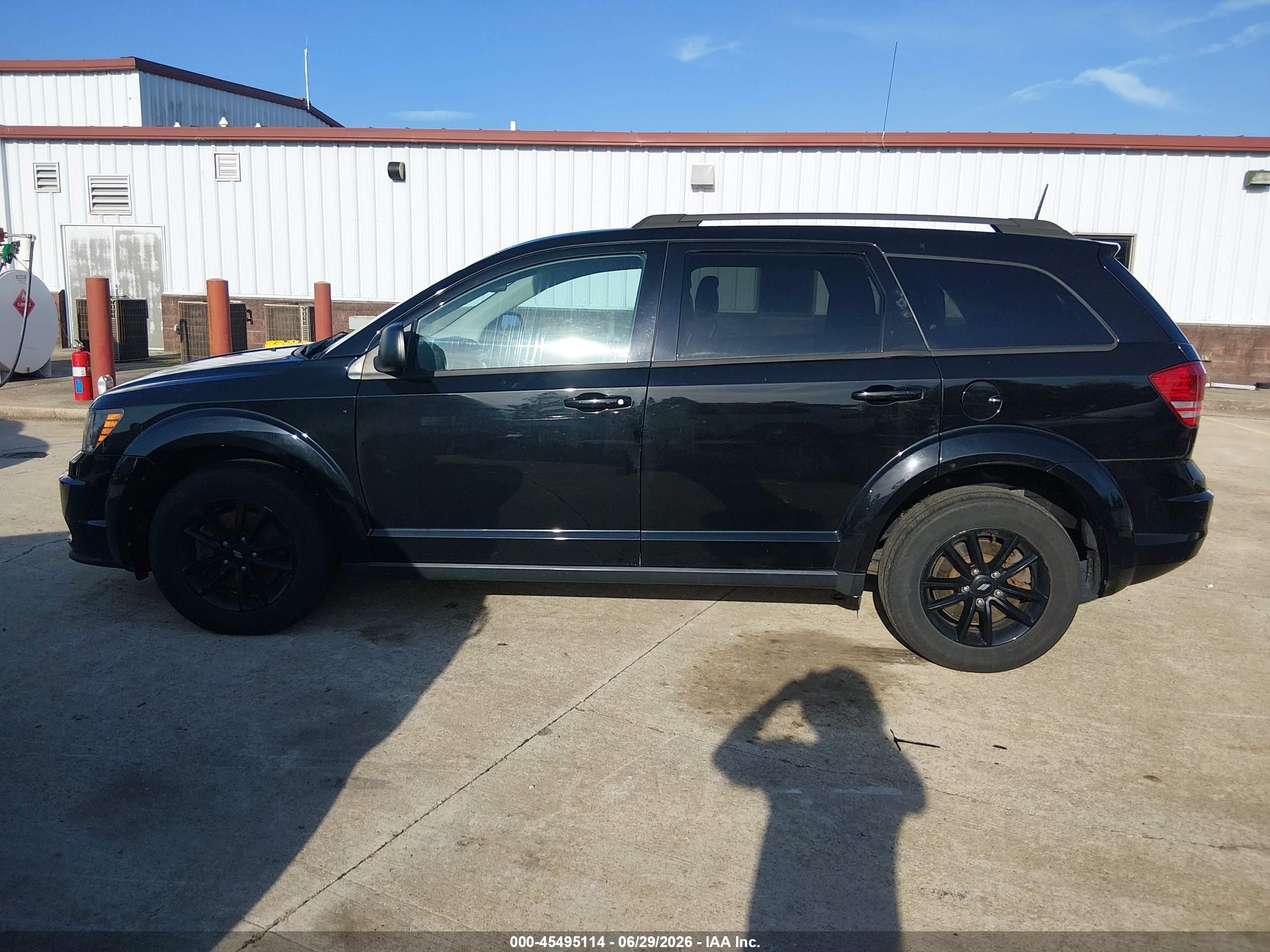 2020 Dodge Journey Se Value Black vin: 3C4PDCAB0LT180043
