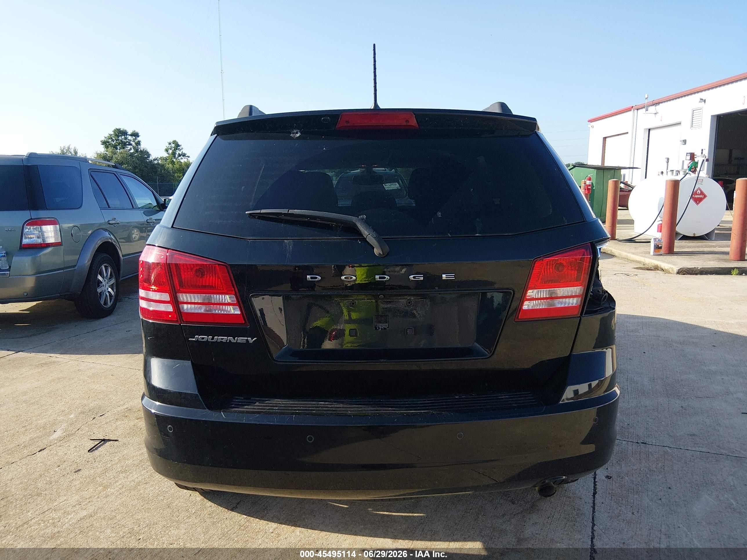 2020 Dodge Journey Se Value Black vin: 3C4PDCAB0LT180043