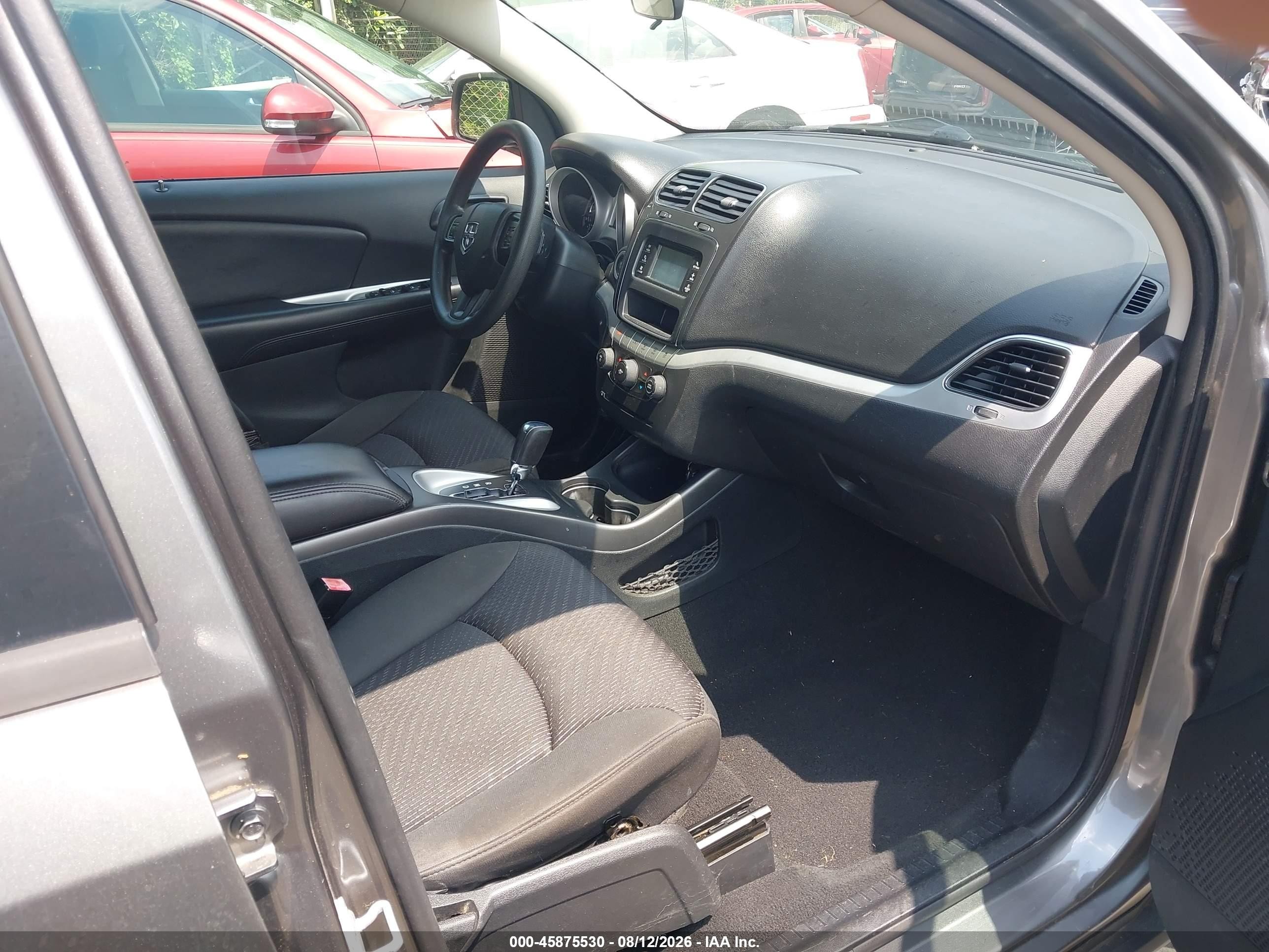 2012 Dodge Journey Se/avp Gray vin: 3C4PDCAB1CT203748