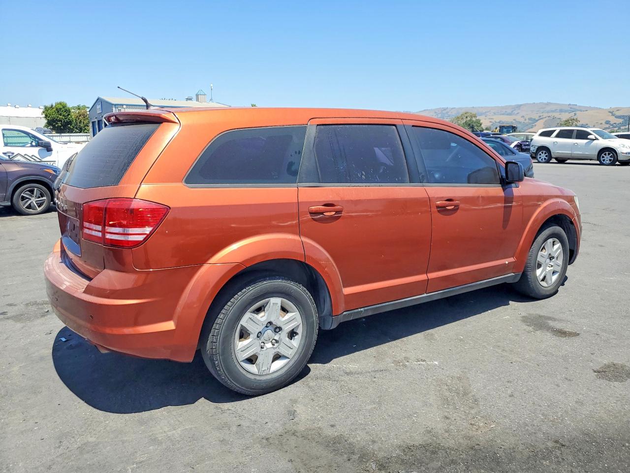 2012 Dodge Journey Se Orange vin: 3C4PDCAB1CT262007
