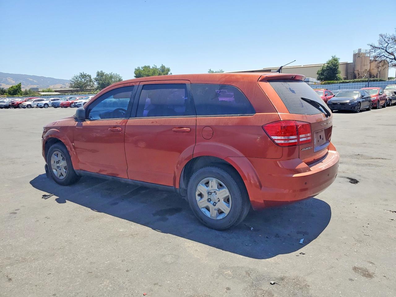 2012 Dodge Journey Se Orange vin: 3C4PDCAB1CT262007