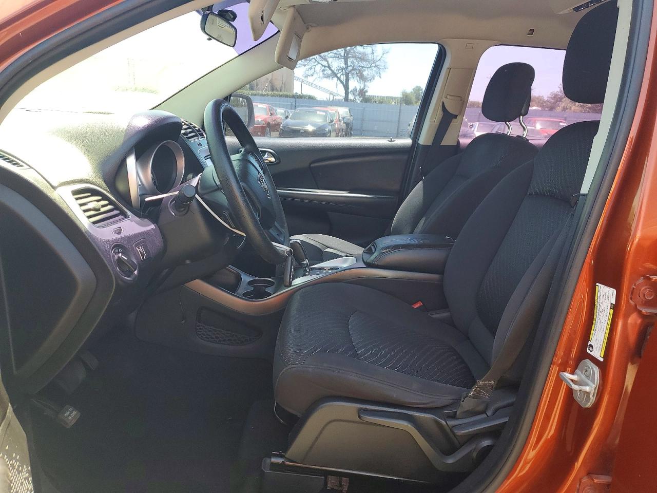2012 Dodge Journey Se Orange vin: 3C4PDCAB1CT262007