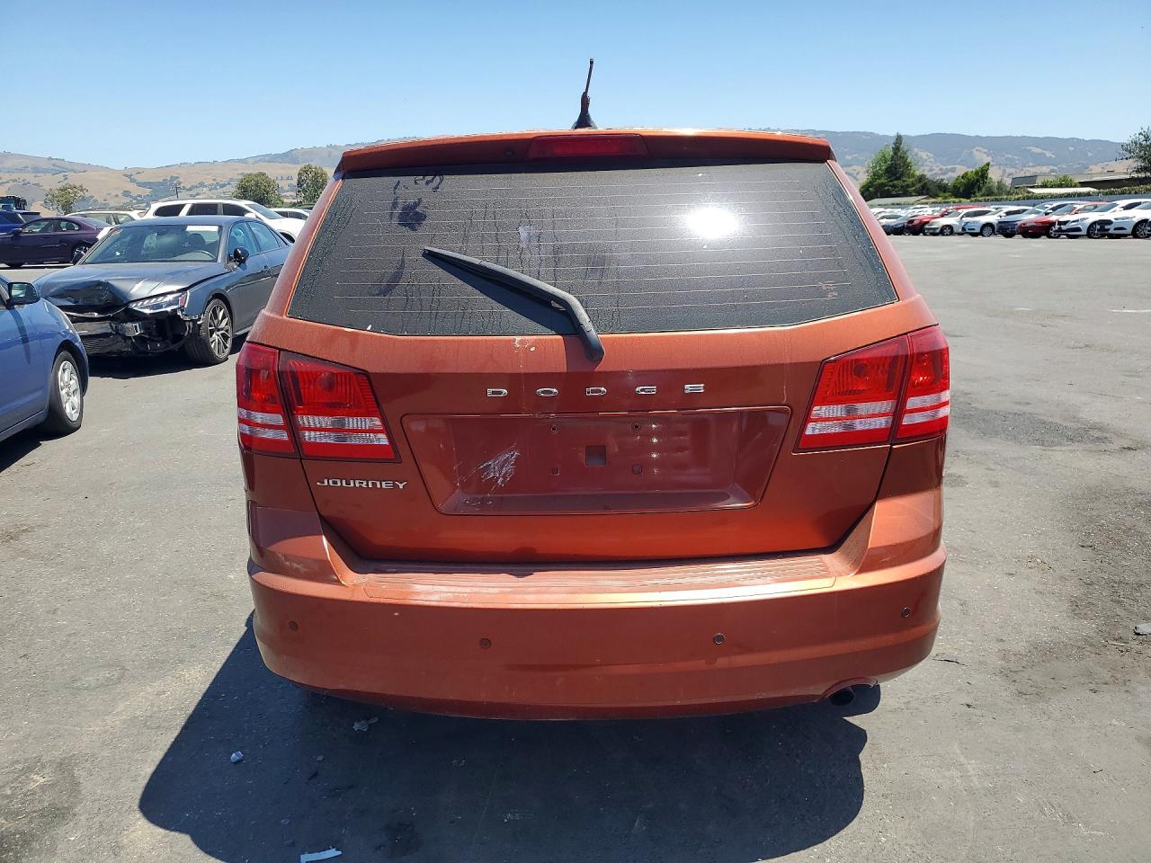 2012 Dodge Journey Se Orange vin: 3C4PDCAB1CT262007