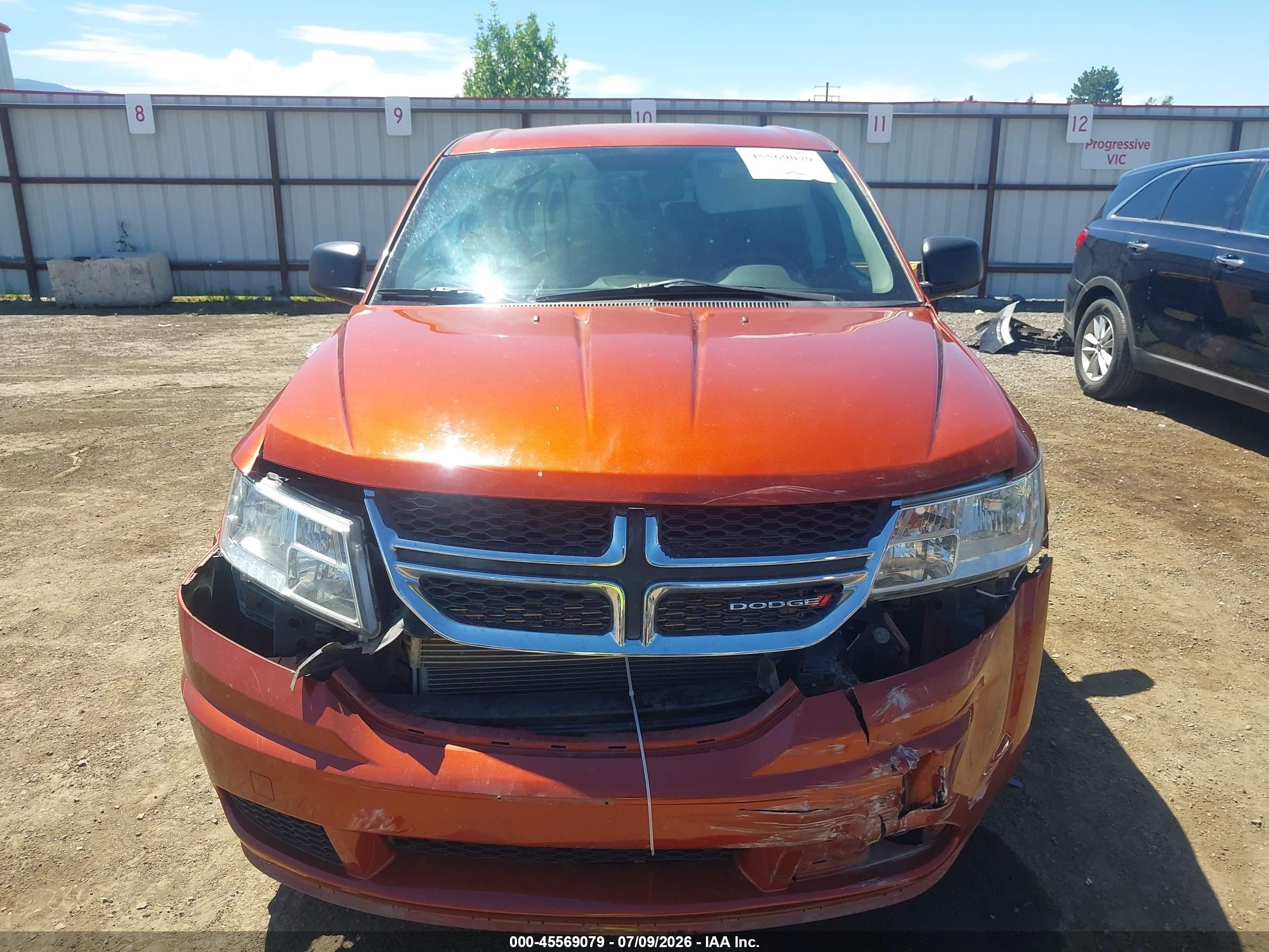 2012 Dodge Journey Se/avp Orange vin: 3C4PDCAB1CT275971