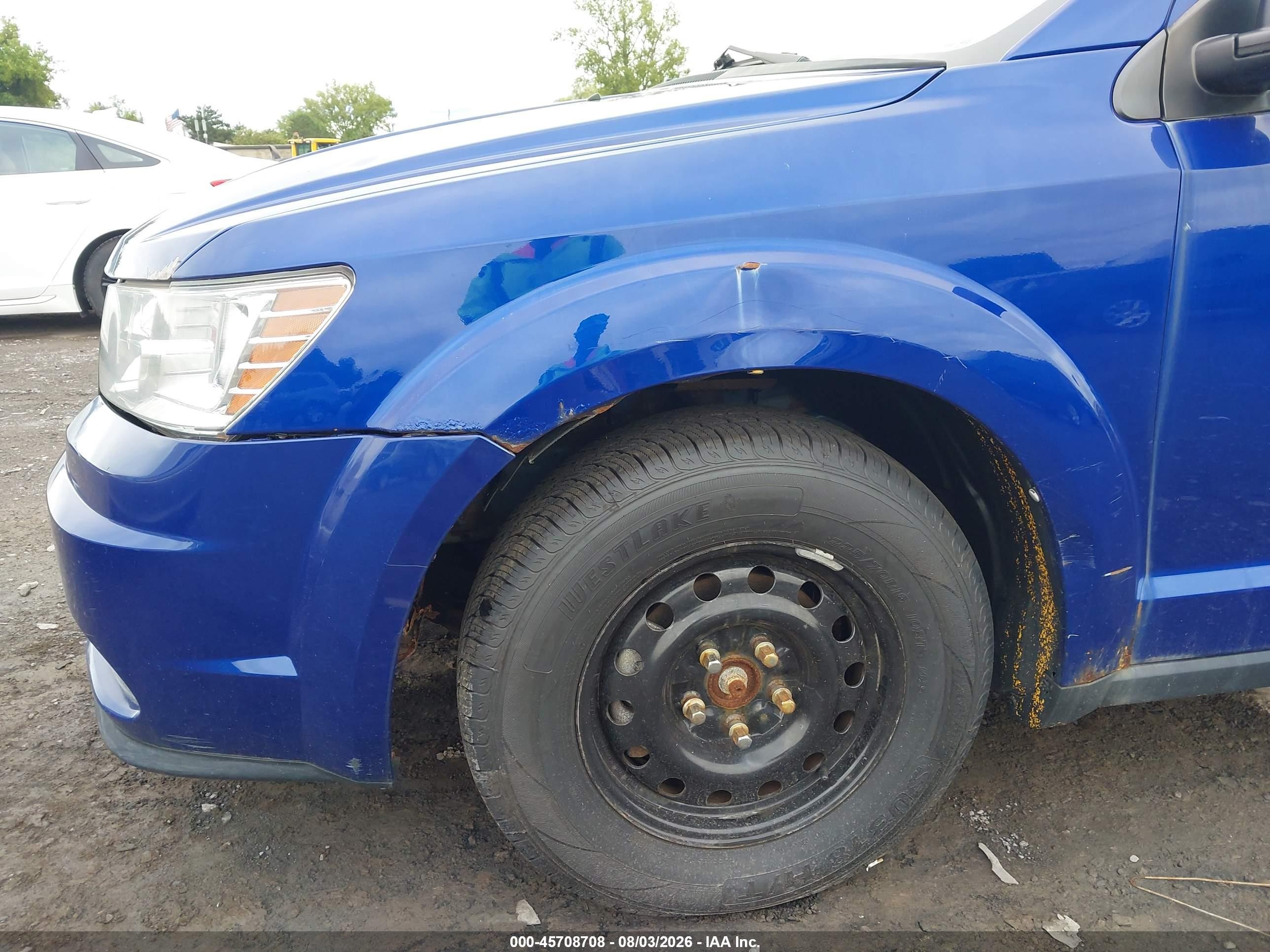 2012 Dodge Journey Se/avp Blue vin: 3C4PDCAB1CT304661