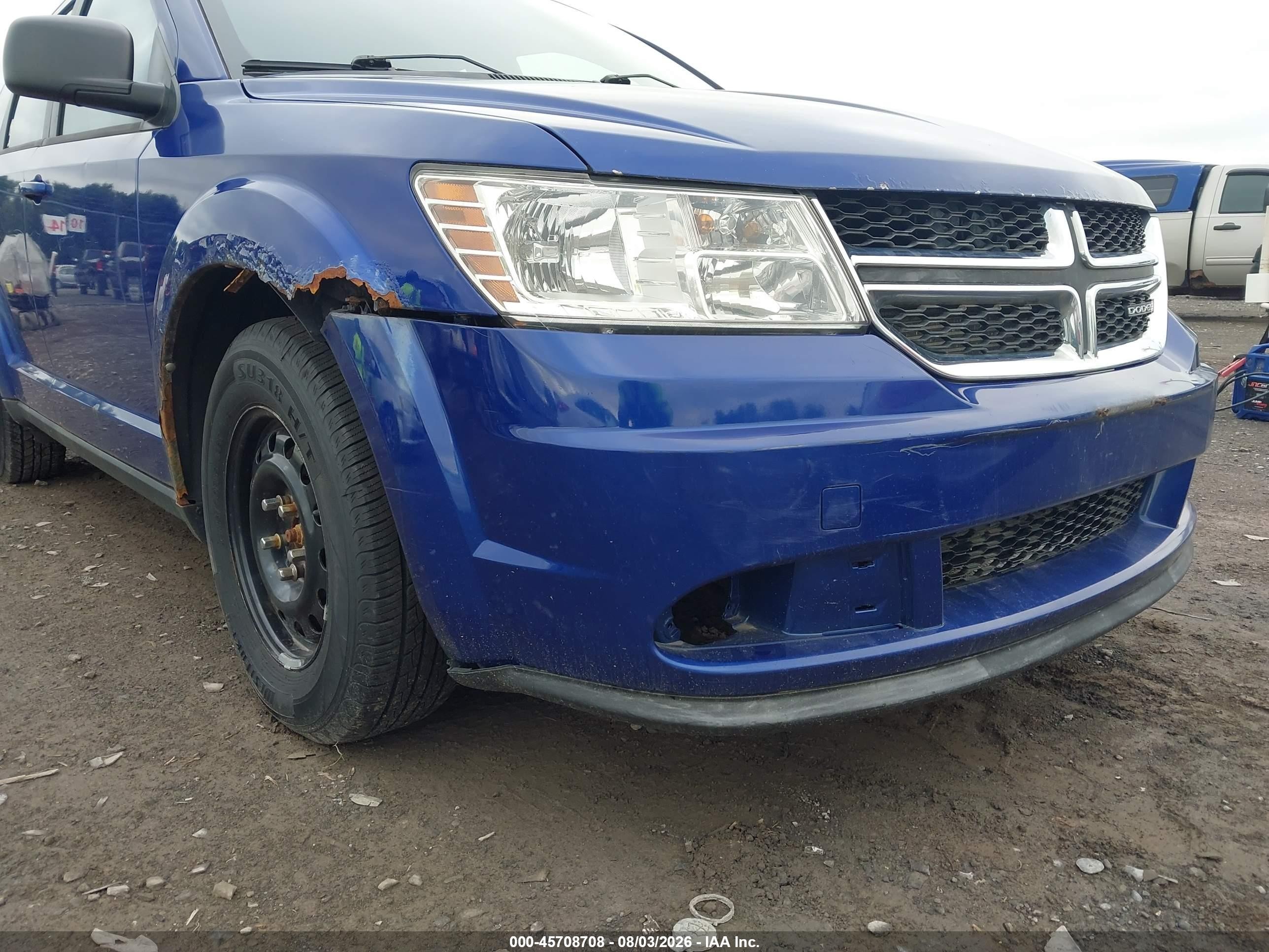 2012 Dodge Journey Se/avp Blue vin: 3C4PDCAB1CT304661