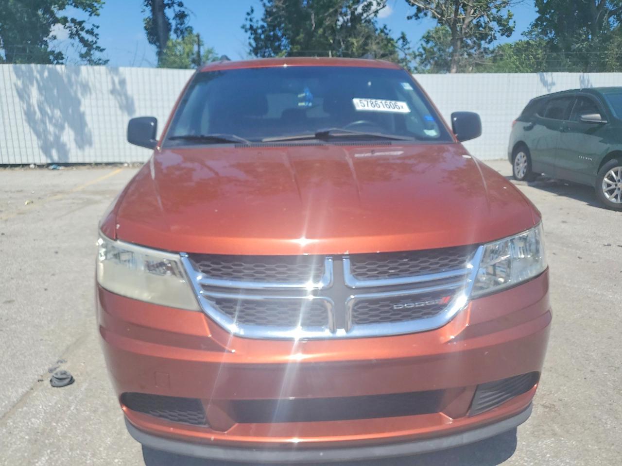 2013 Dodge Journey Se Orange vin: 3C4PDCAB1DT530474