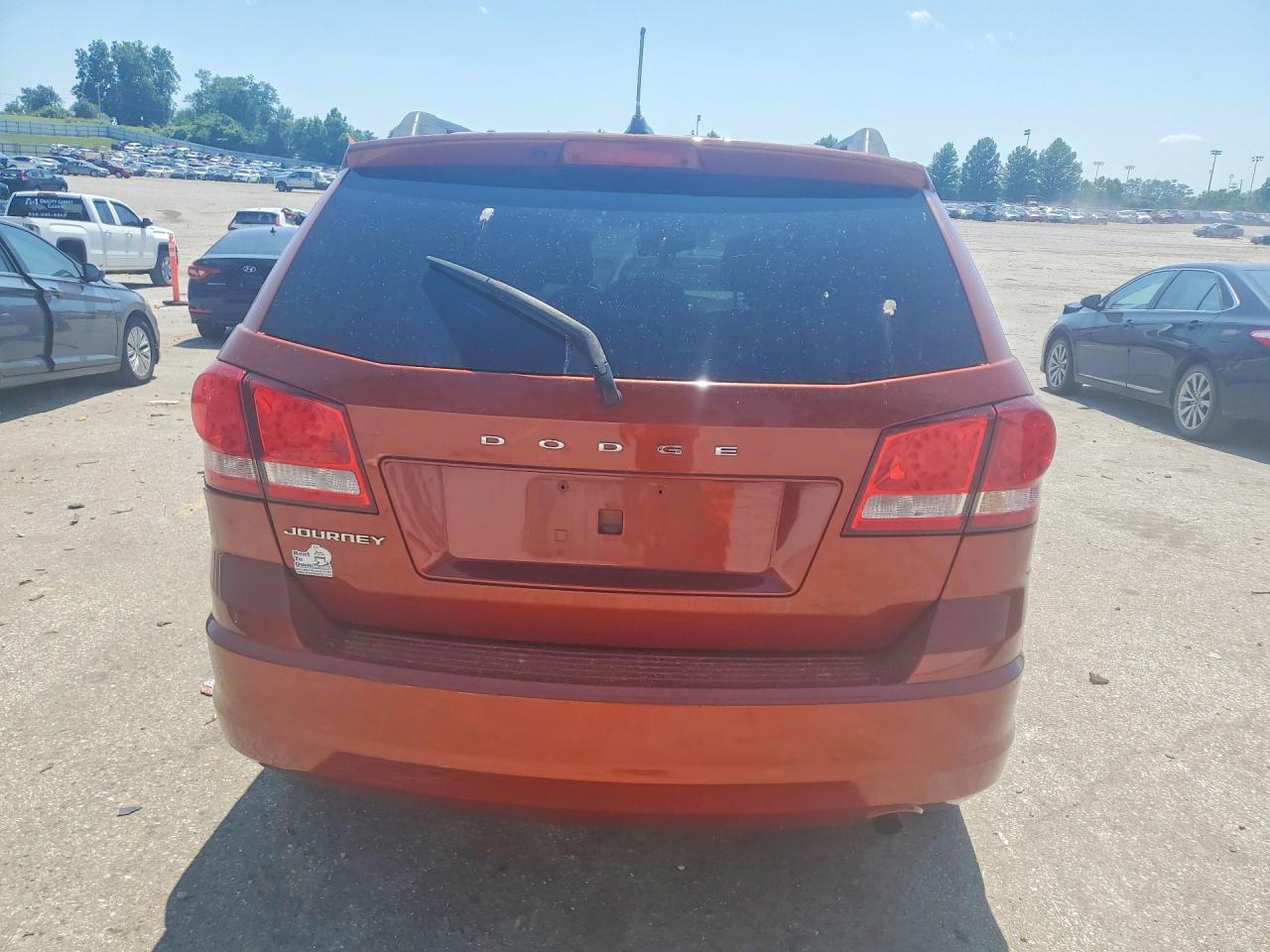 2013 Dodge Journey Se Orange vin: 3C4PDCAB1DT530474