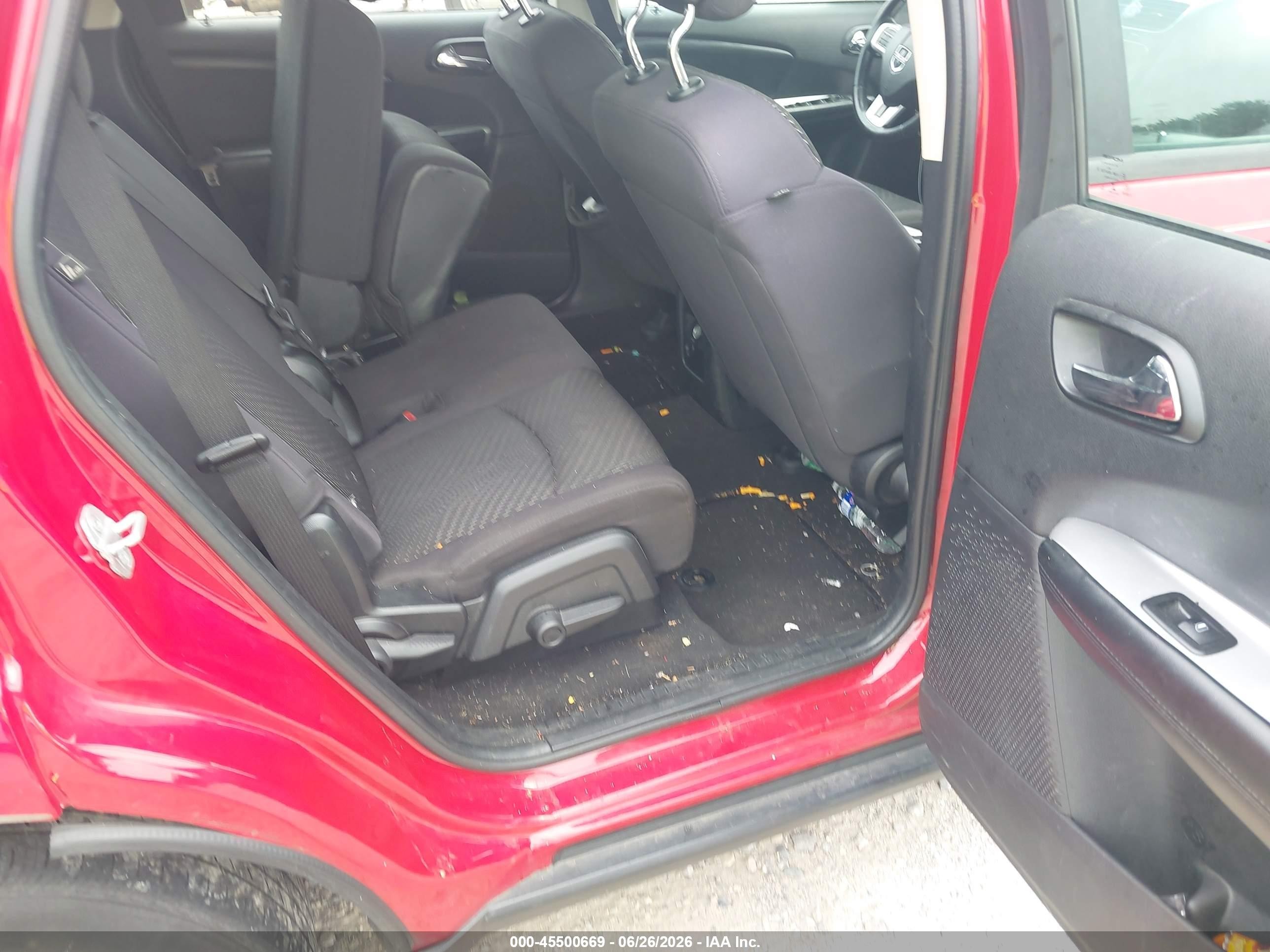 2013 Dodge Journey American Value Pkg Red vin: 3C4PDCAB1DT533505