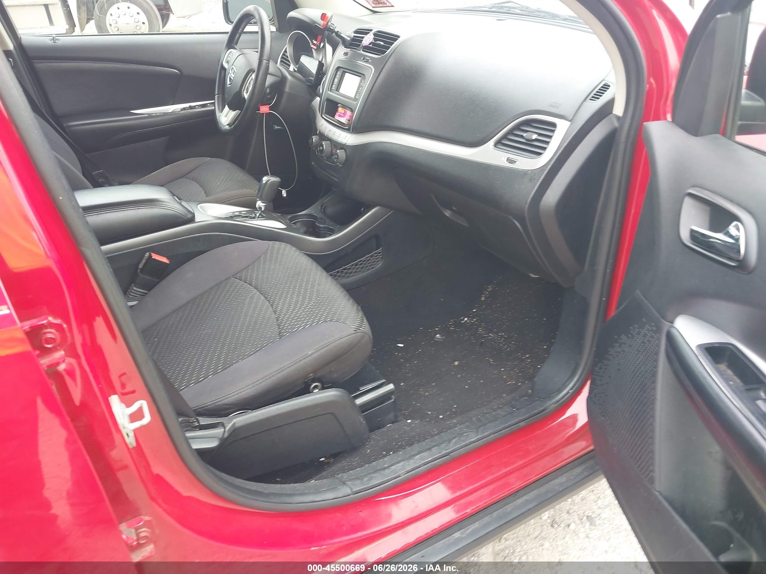 2013 Dodge Journey American Value Pkg Red vin: 3C4PDCAB1DT533505