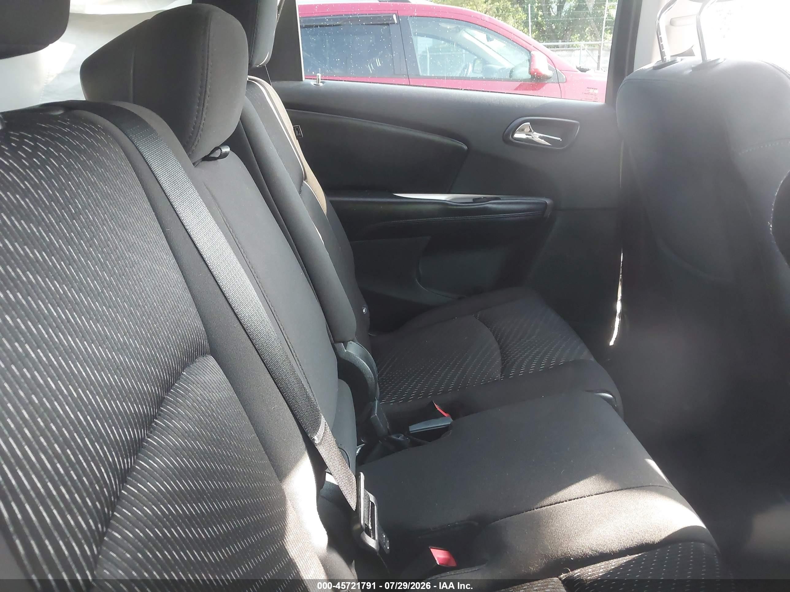 2013 Dodge Journey Se White vin: 3C4PDCAB1DT578976